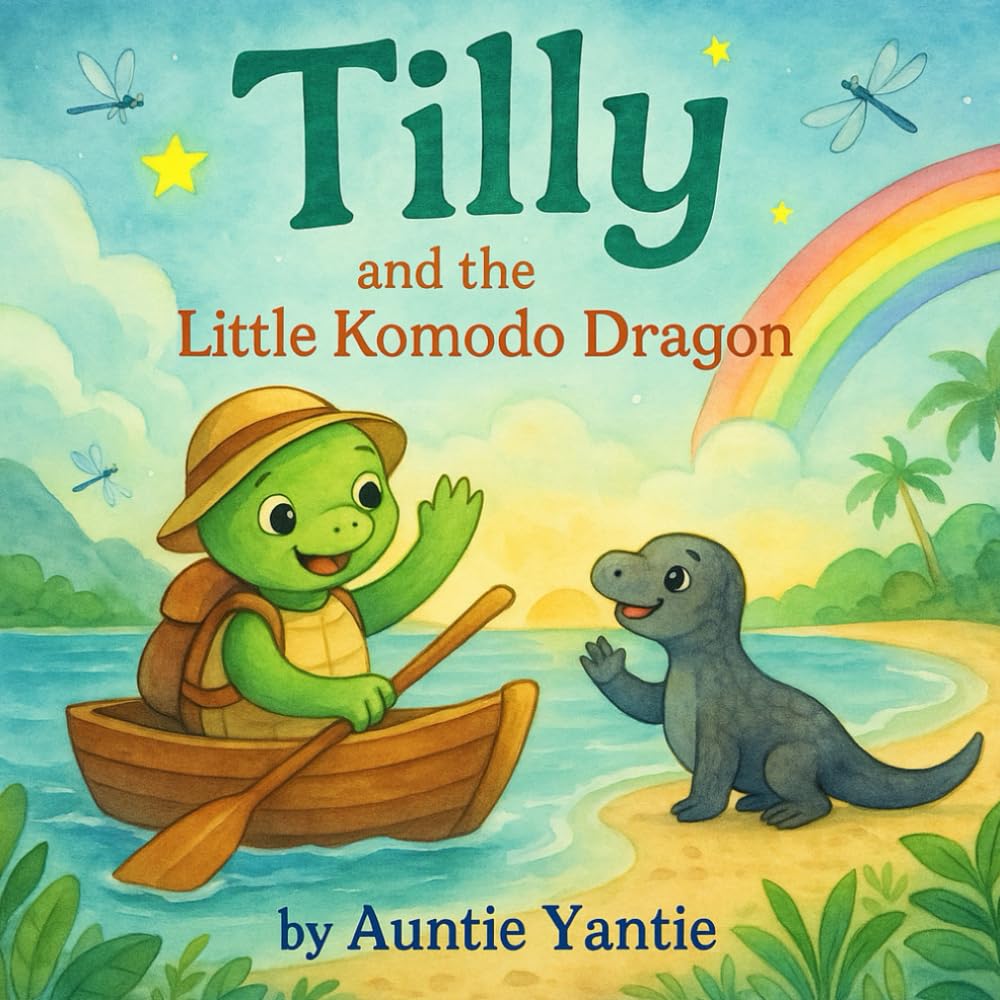 Tilly in Komodo Island!: A Brave Turtle’s Tropical Adventure: A Heartwarming Children’s Story About Friendship, Courage, and Komodo Dragons