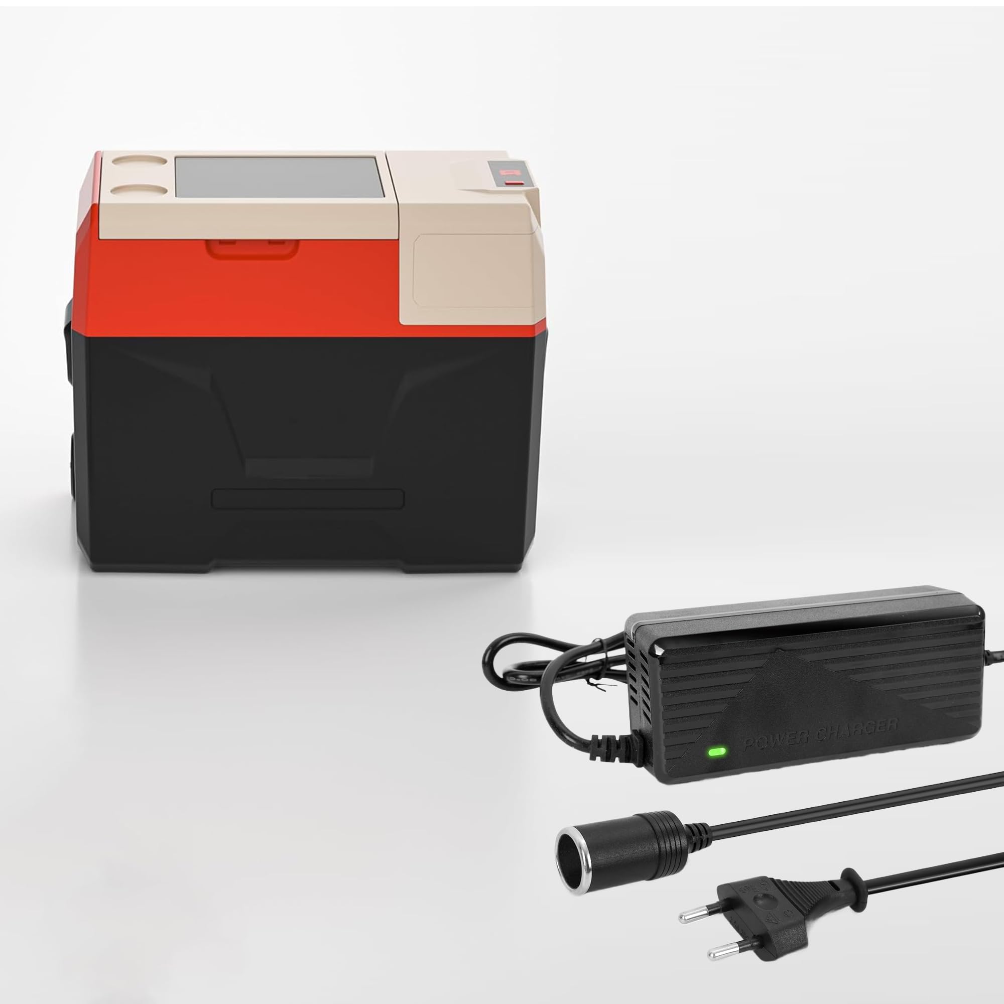 Adapter zigarettenanzünder Steckdose, Spannungswandler 230V auf 12V, 230V auf 12V,Adapter für Kühlbox.KFZ Netzadapter.|10A mit Kühlsystem.