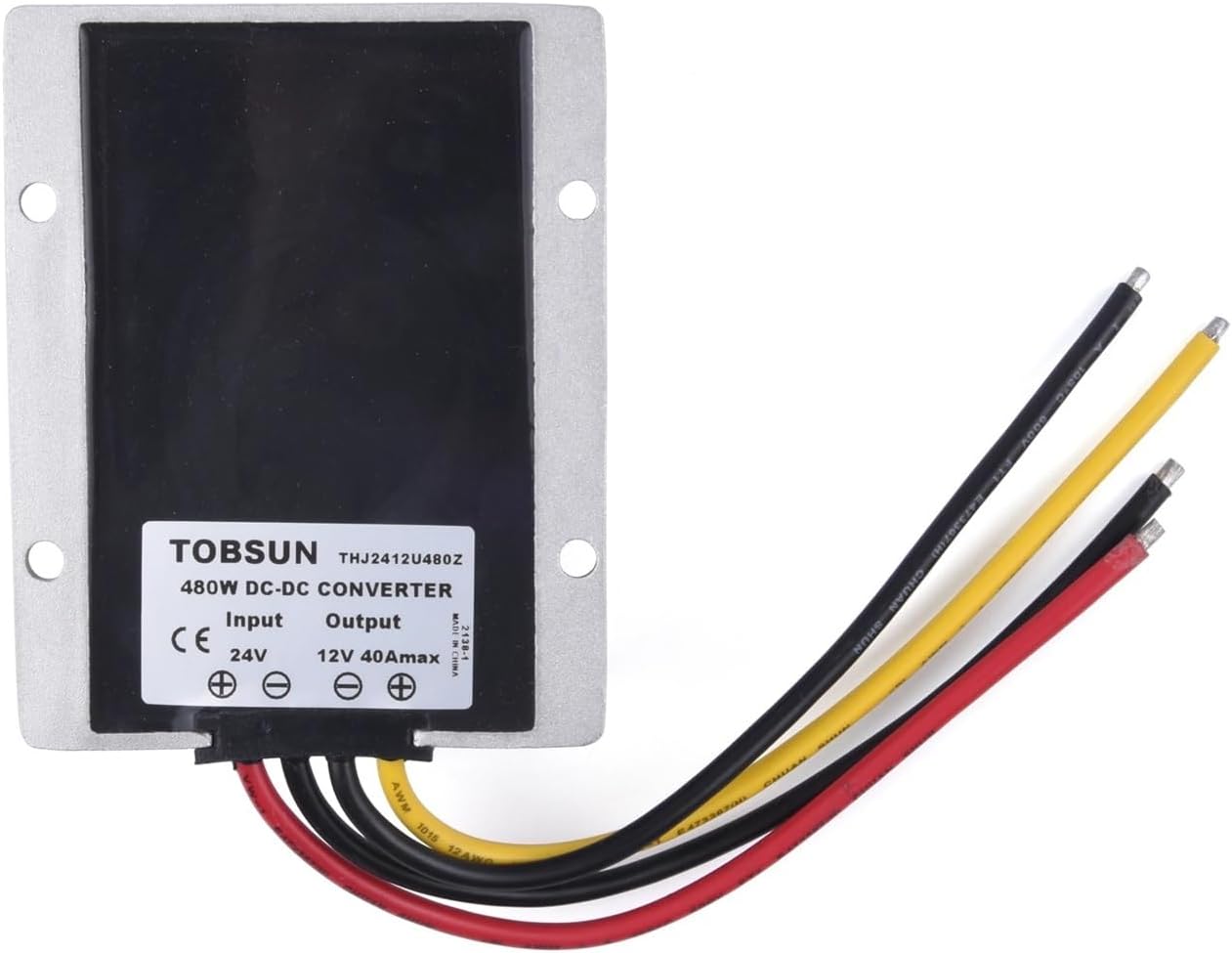 10A DC Power Converter 12V to 36V/48V Automotive Boost Regulator Step-Up Voltage Power Module for Car(12V_48V)