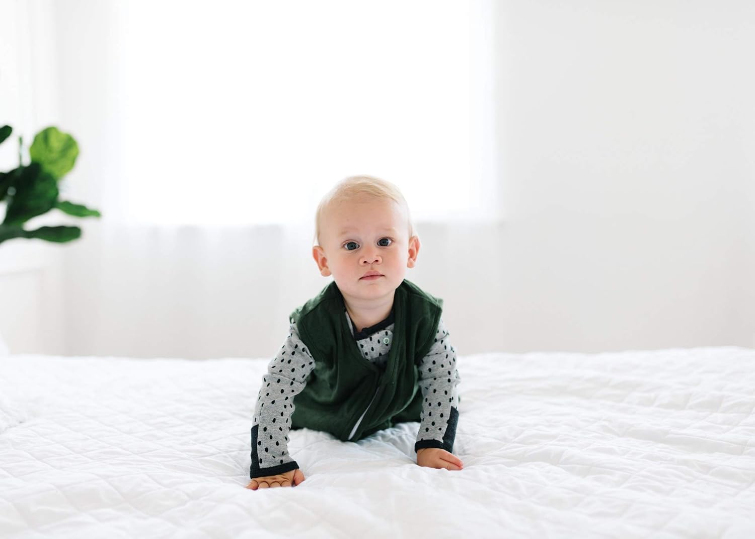Copper Pearl Sleep Sack: Warm and Cozy Baby Bag in a Variety of Trendy Designs, Safe Alternative to Blankets, Sleeveless Baby Sleep Sack Swaddle Sizes Newborn to 24 Months - Alder