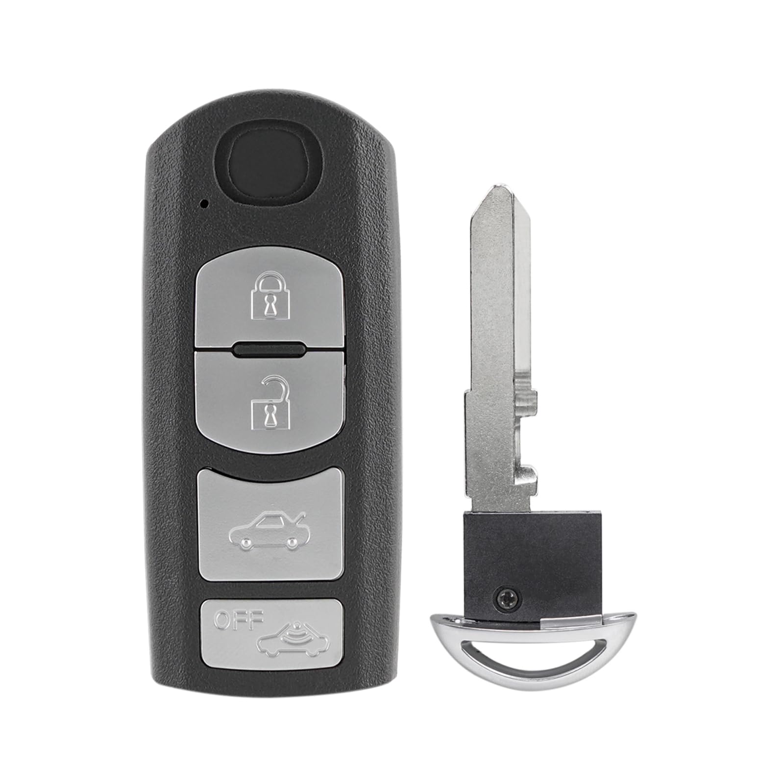 HIBEYO Keyless - Custodia per chiave dell'auto, adatta per Mazda 2, 3