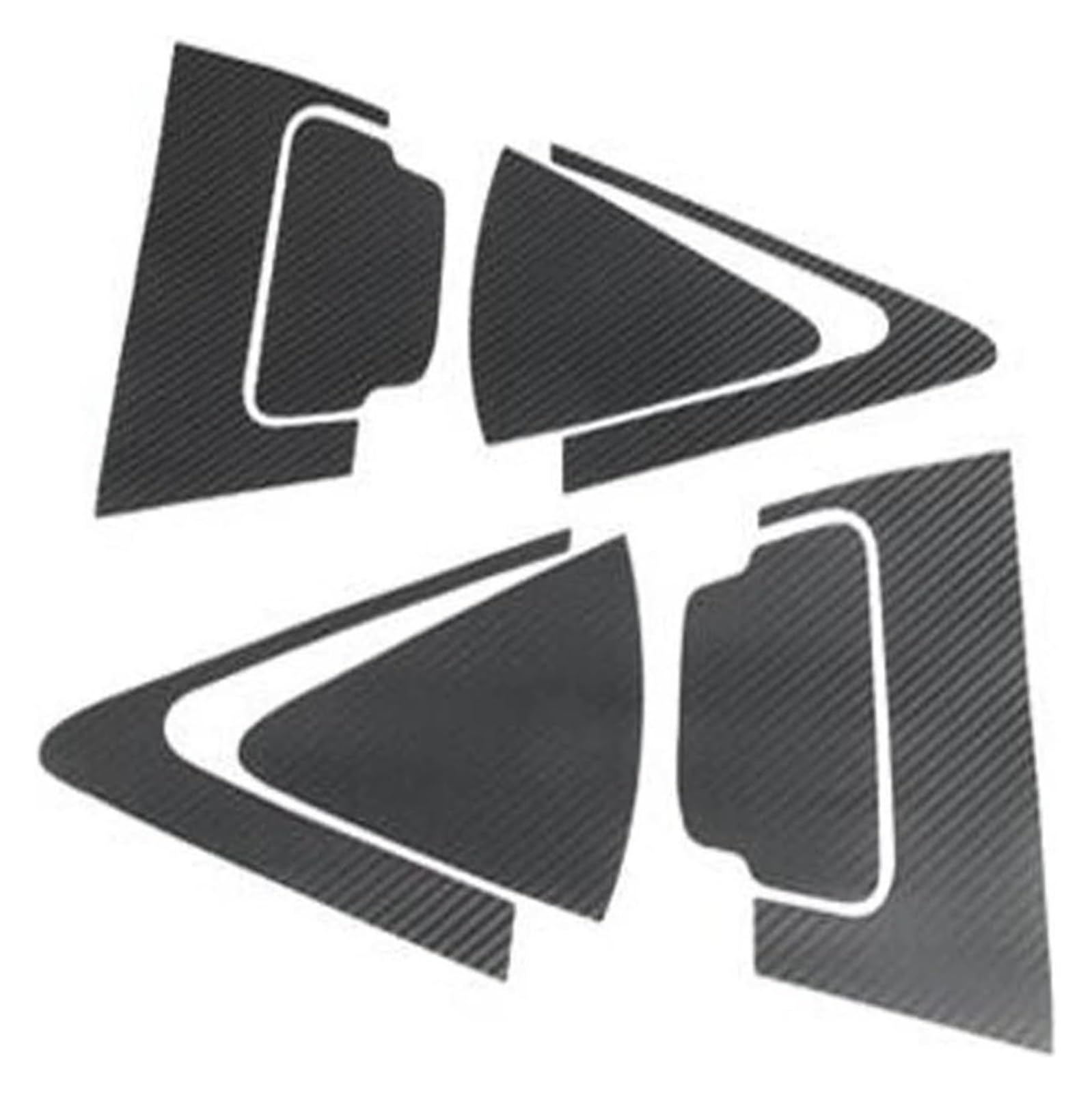 QWQTHGS Car Exterior Door Handle Cap for HR-V for HRV for Vezel 2015-2019 Car Styling Rear Door Handle Bowl Sticker