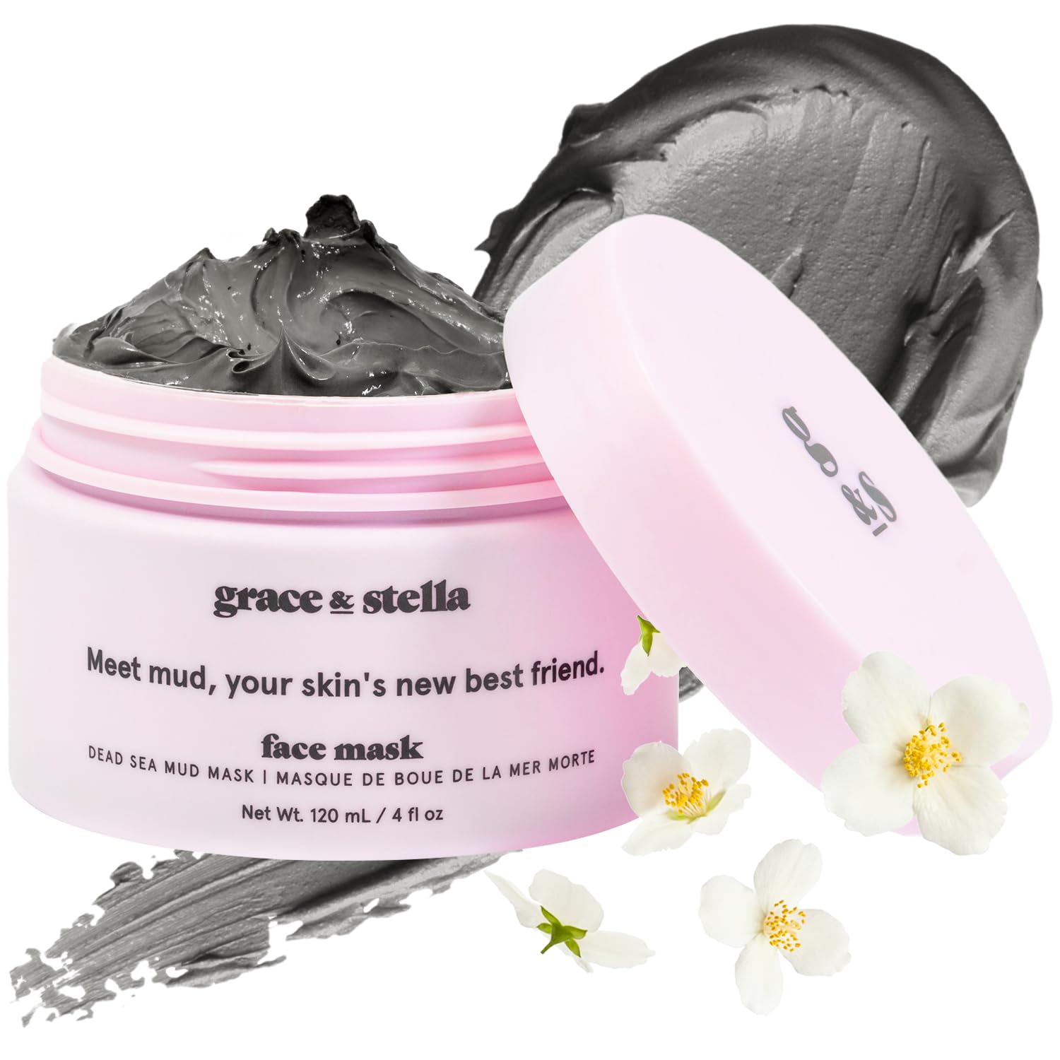 grace & stella Dead Sea Mud Mask (120ml) – Vegan Detox Dead Sea Mask – Mud Masks For Face And Body Mask – Mud Face Mask For Oily Acne, Blackheads grace & stella Dead Sea Mud Mask (120ml) – Vegan Detox Dead Sea Mask – Mud Masks For Face And Body Mask – Mud Face Mask For Oily Acne, Blackheads