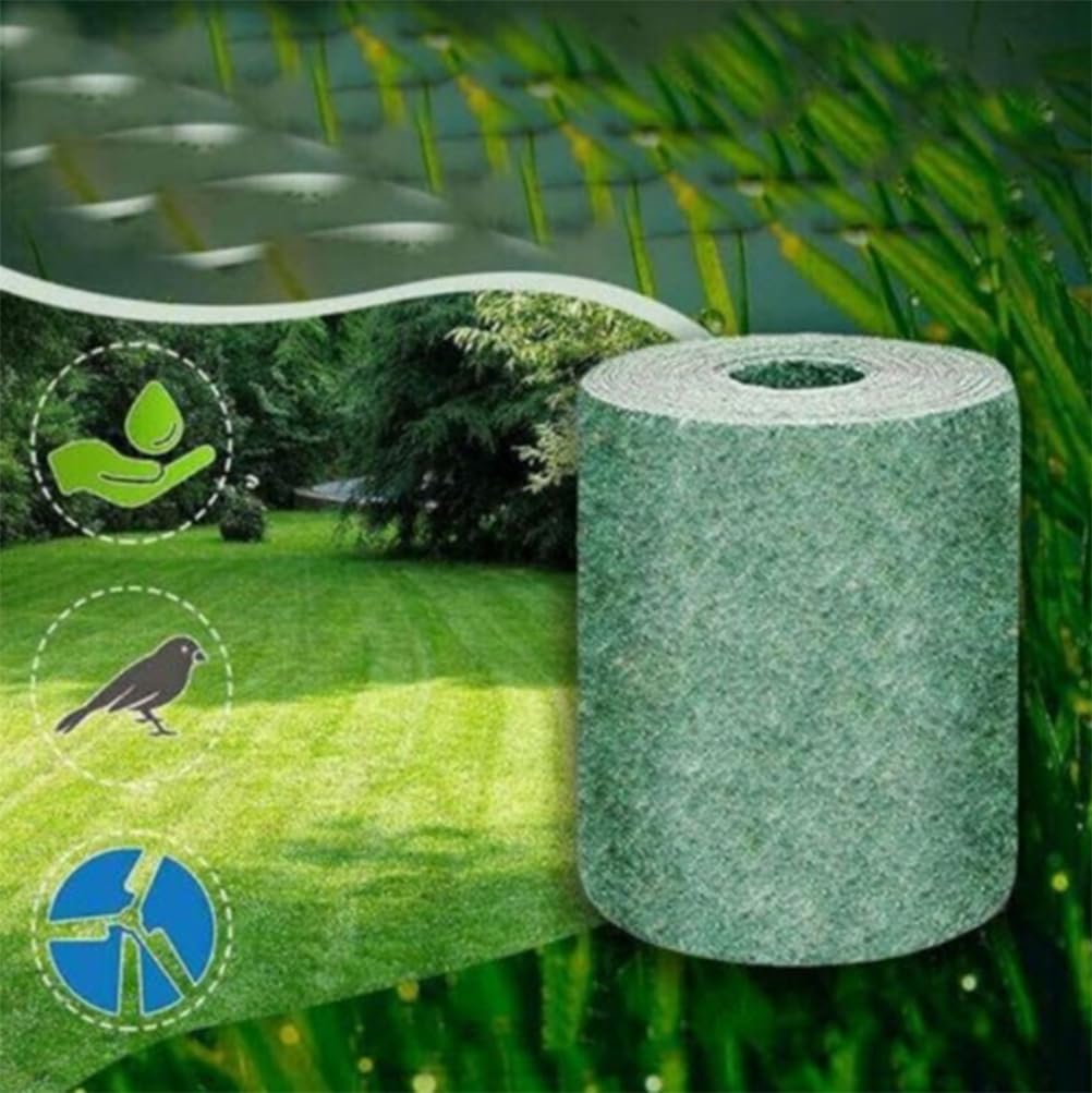 Stuoie Biodegradabili per Ingresso Tappeto Erba 10Mx0.2M Giardinaggio