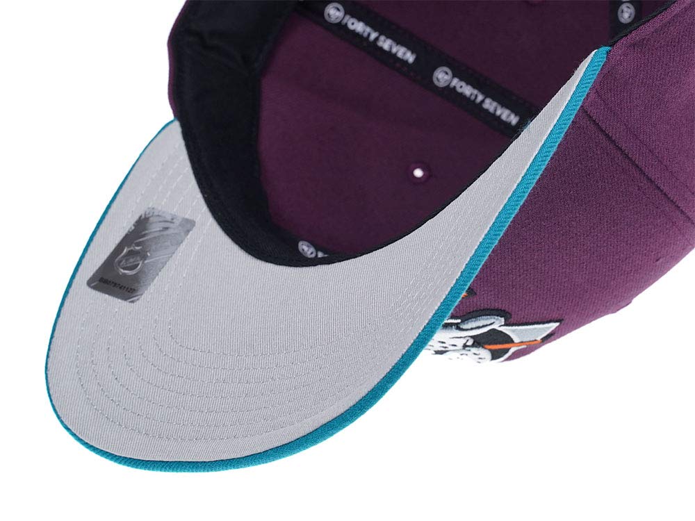 47 47brand Anaheim Ducks - Gorra de capitán de 2 tonos, gorra de la NHL