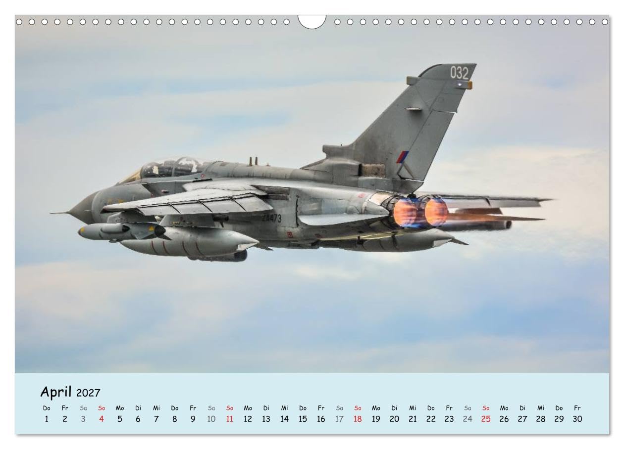 CALVENDO - Luftüberlegenheit - Kampfjets in Aktion (Wandkalender 2027 DIN A3 quer), Monatskalender: Faszinierende Aufnahmen von Kampfjets in Aktion.
