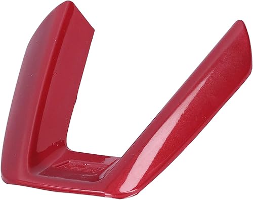 Miniatura 8 de Fydun - Adhesivo para volante de automóvil, color plateado, ABS, para Mazda 3 Axela para CX 4 para CX 5 (rojo)