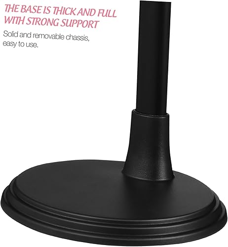 Miniatura 9 de Toyvian 2 soportes ajustables para muñecas, soporte de exhibición de figuras de acción negro, soportes organizadores de muñecas, soportes de