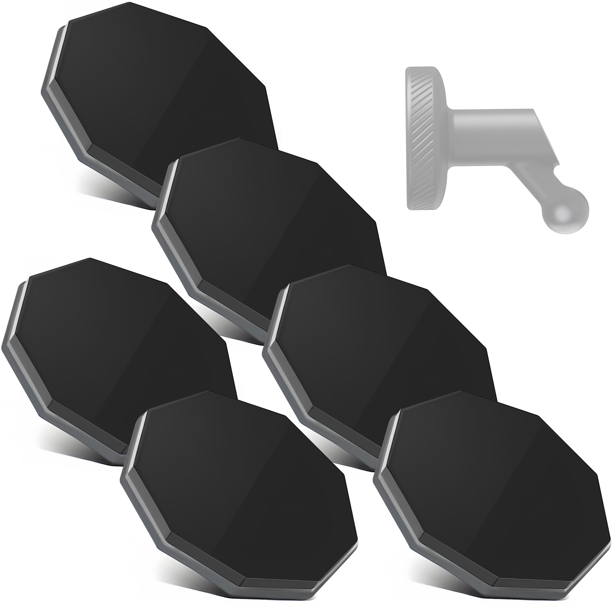 6 Pcs Sticky Magnet Replacements for Garmin Low-Profile Magnetic Mount Windshield-Only Adhesive No Mount Included Fits Garmin Dash
