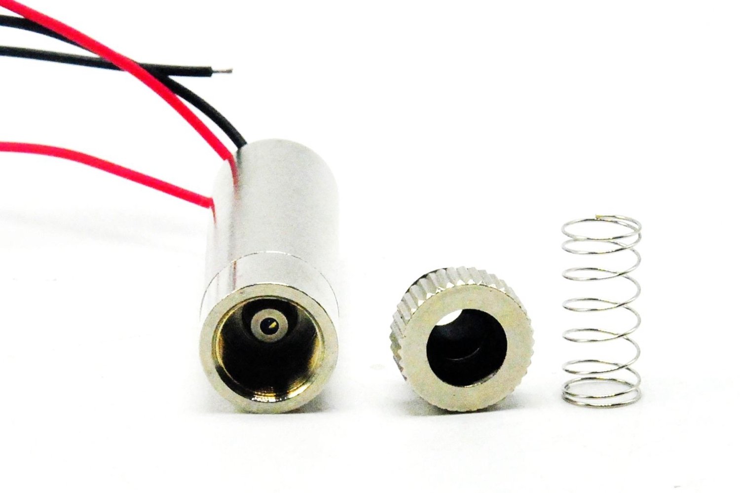 3in1 Dot/Line/Cross 650nm 200mW Red Laser Diodenmodul 5V w 12mm Heatsink/Halter