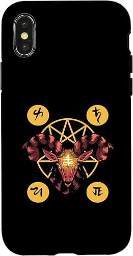 Miniatura 7 de iPhone 13 Pro Max Satan Antichrist Goat Lucifer Devil 666 Occult Baphomet Case