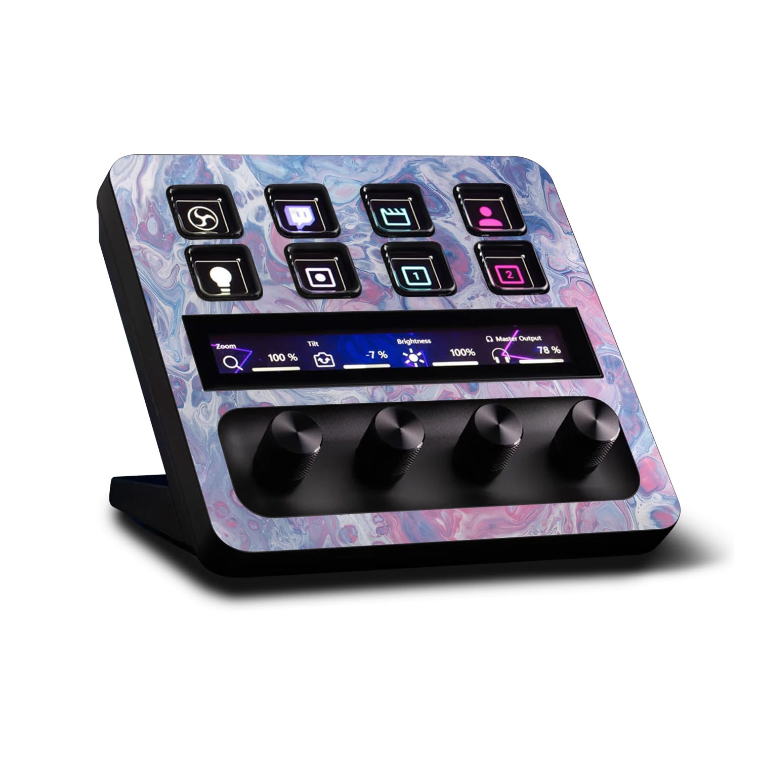 MightySkins Skin Compatible with Elgato Stream Deck + Pastel Pour | Protective, Durable, and Unique Vinyl Decal wrap cover | Easy to Apply | Made in The USA