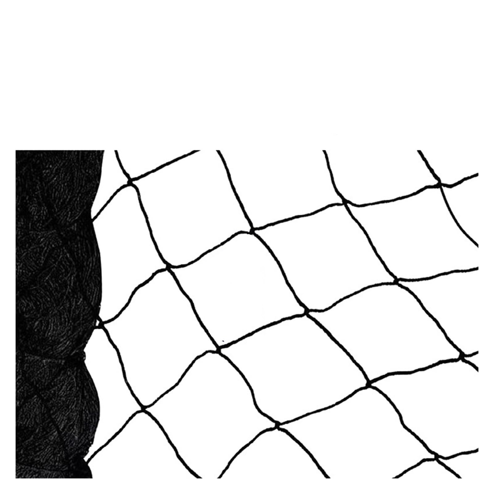 Garden Netting Black Vegetable Fruit Tree Plants Protection Net Cover Garden Farm Anti Bird Net Fish Pond Poultry Farm Fence Netting(4m x 5m)