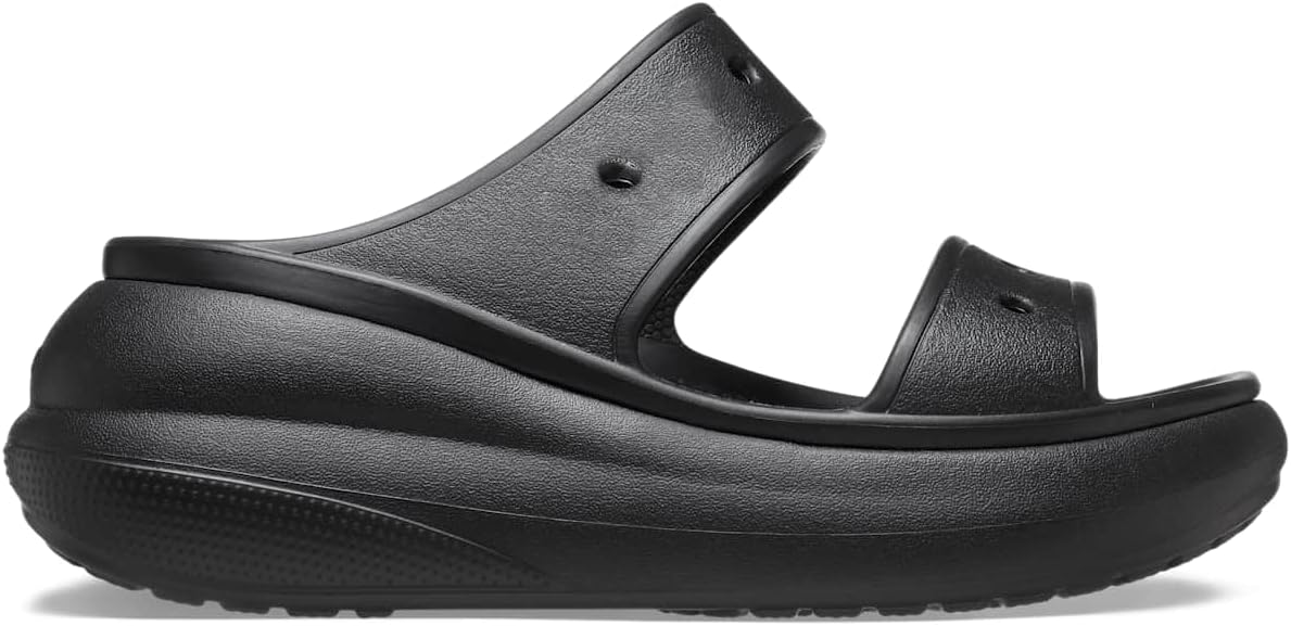 Unisex Adult Sandal, Crush Sandal, Black, 5 UK Men, 6 UK Women