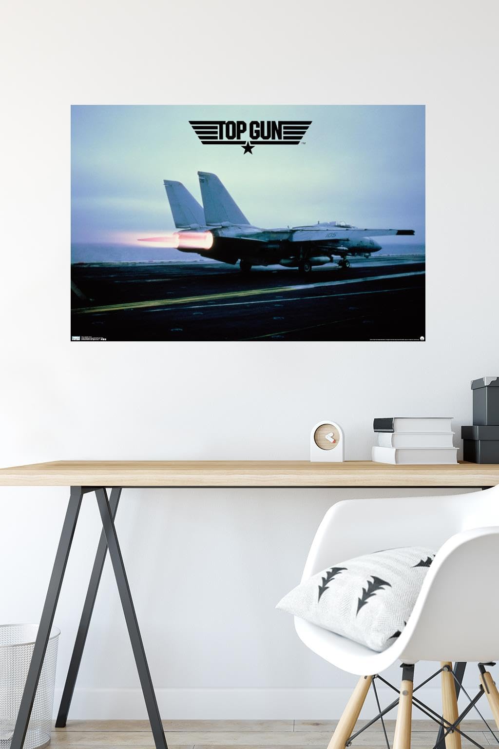 グラフィックアートパネル（TOP GUN MAVERICK） Amazon.com: GRAPHICS & MORE Top Gun: Maverick Logo Wall Art