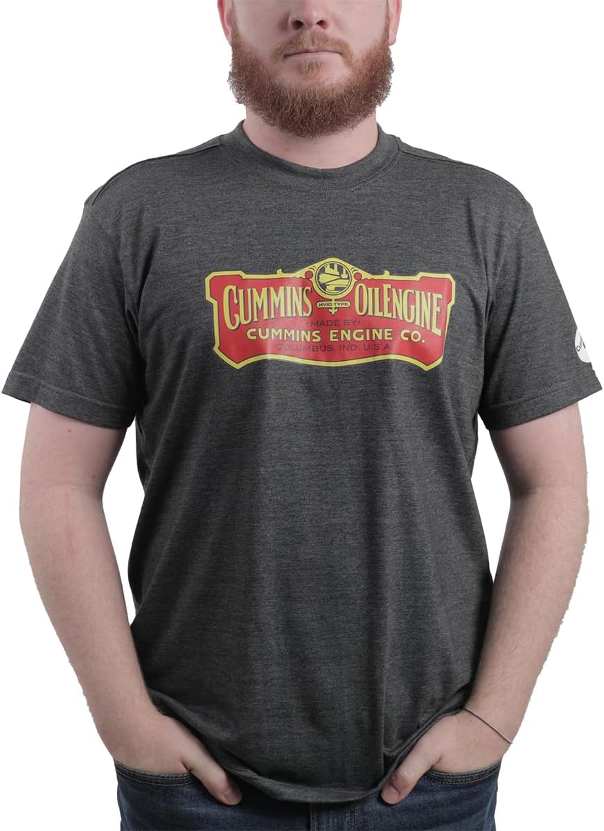 Cummins Standard T-Shirt, Charcoal, M - 3XL
