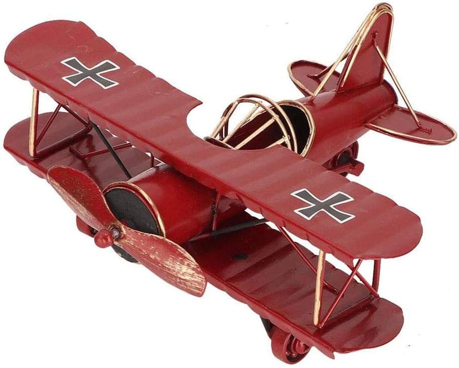 ルームデスクトップ装飾お土産のための大規模なレトロアイアン航空機飾り クリエイティブホーム装飾品 ヴィンテージ飛行機モデルメタルデコレーション C 激安 超特価