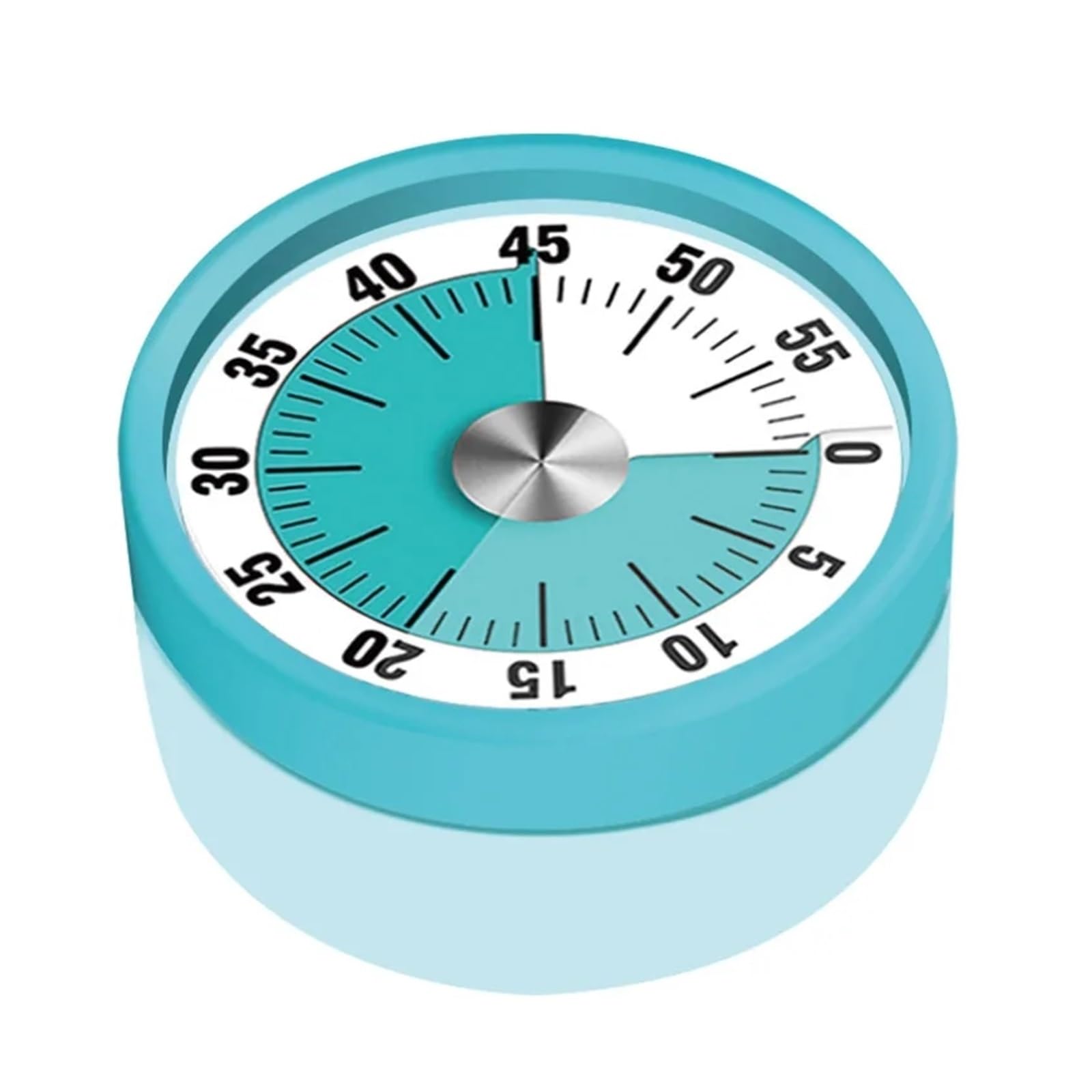 Edelstahl Timer Mechanischer Küchentimer 60 Minuten Alarm Kochen Timer mit Uhr Timer