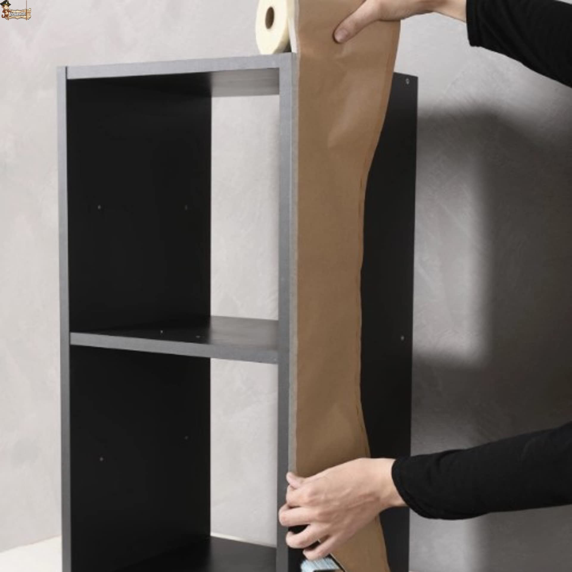 BricoLoco.com Cinta carrocero adhesiva pintura con papel kraft marrón ¡¡ 240 METROS!! (12x20 mts) Ancho 30 cms. Cinta pintor protector para pintar y enmascarar fácilmente (12 uds. 30 cms. x 20 mts.)