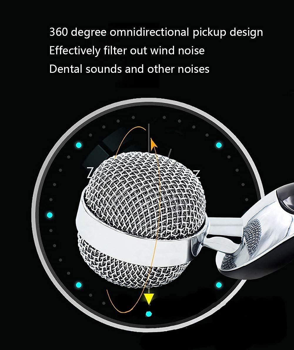 Wysoka jakość dźwięku Mikrofon komputerowy do strumieniowego przesyłania podcastów przez USB, mikrofon do nagrywania Mikrofon komputerowy ze stojakiem