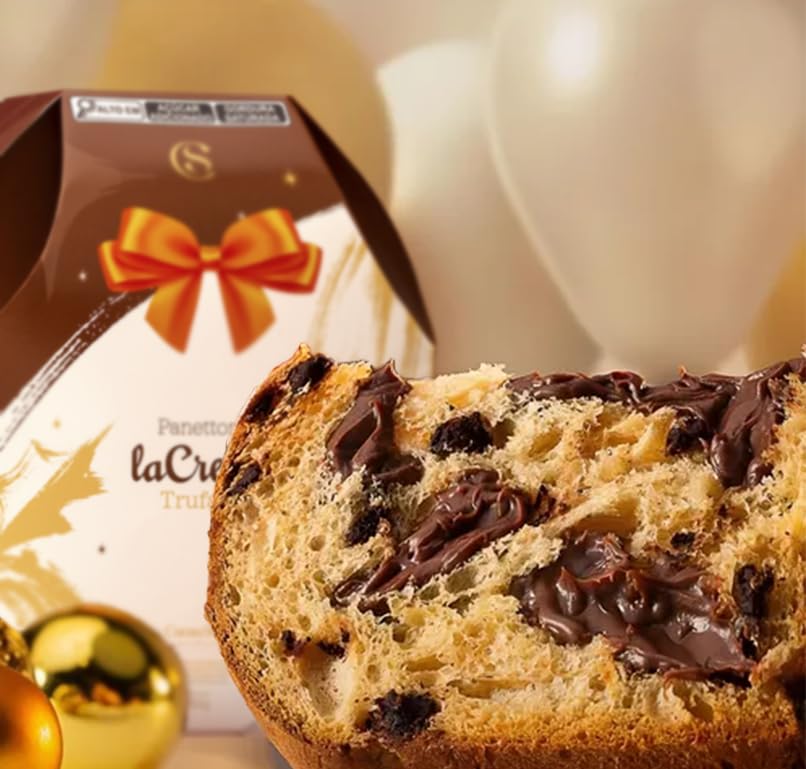 Chocotones mais vendidos: tendências para o Natal 2025 3 Panetone Trufado Lacreme 650g Natal Cacau Show (Lacreme ao Leite)