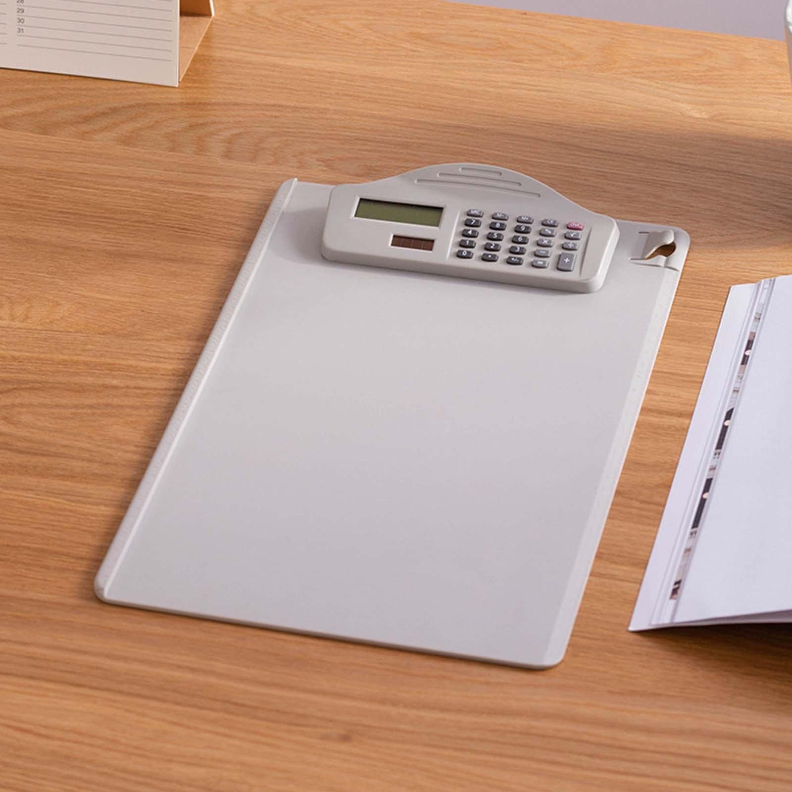 EFUTURETIME 2 X Porte Bloc A4 Avec Pince Et Rabat, Porte Documents Bureau Avec Rangementen