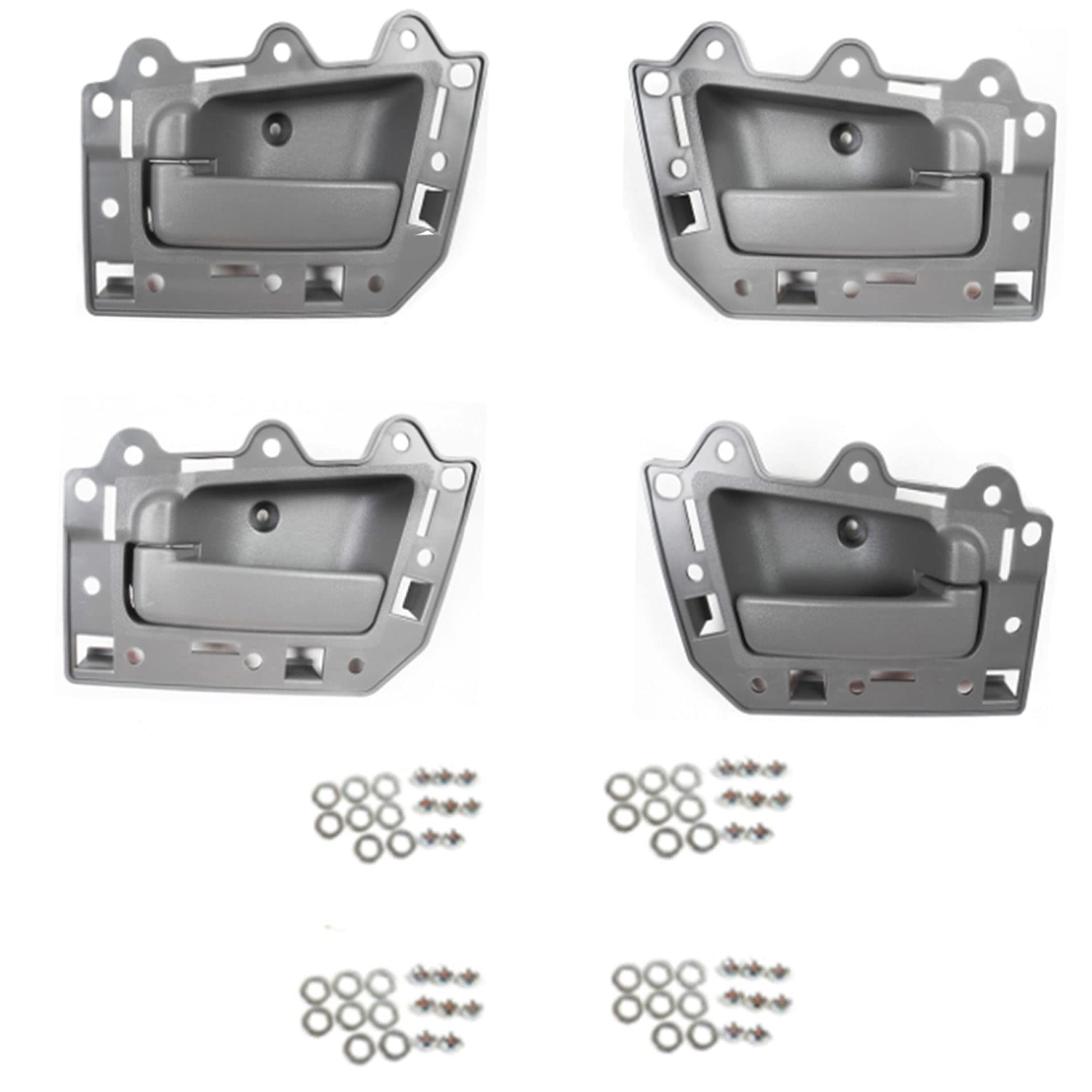 Advance Ignition Technology Upgraded Set 4PCS Inside Door Handle Gray Bolt Compatible with Jeep 05-11 Grand Cherokee 2005 2006 2007 2008 2009 2010 2011