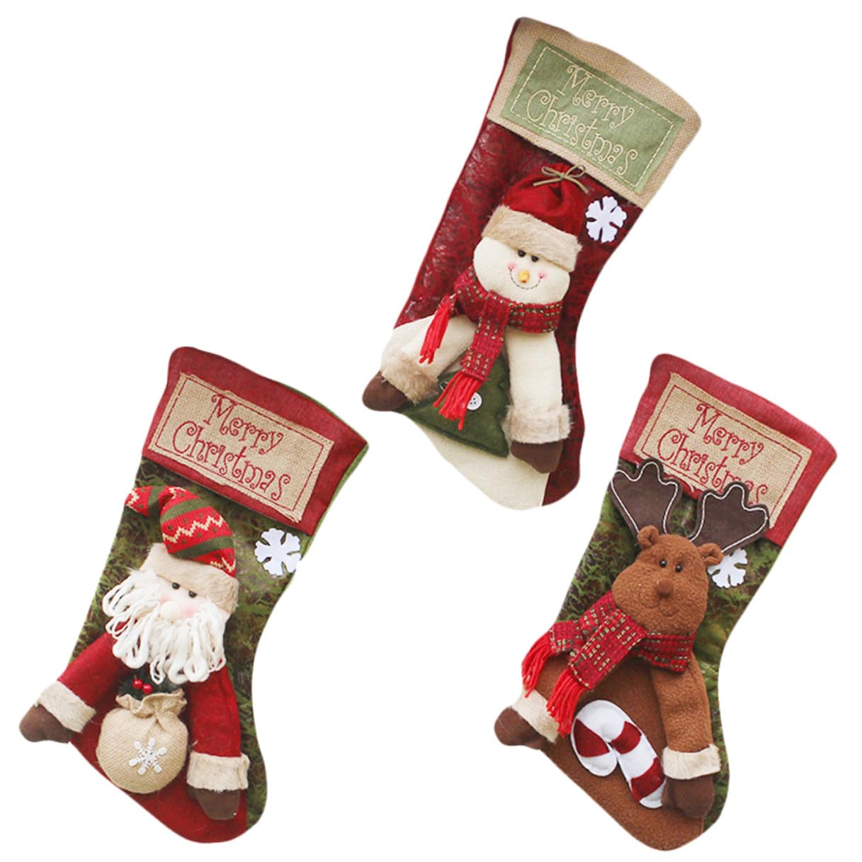 Chaussettes de Noël à suspendre sur la cheminée pour créer une ambiance magique