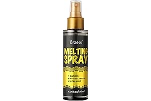 Brzeaf Lace Melting Spray and Holding Spray(120ml), Extreme Hold, Glueless, Melting Spray...
