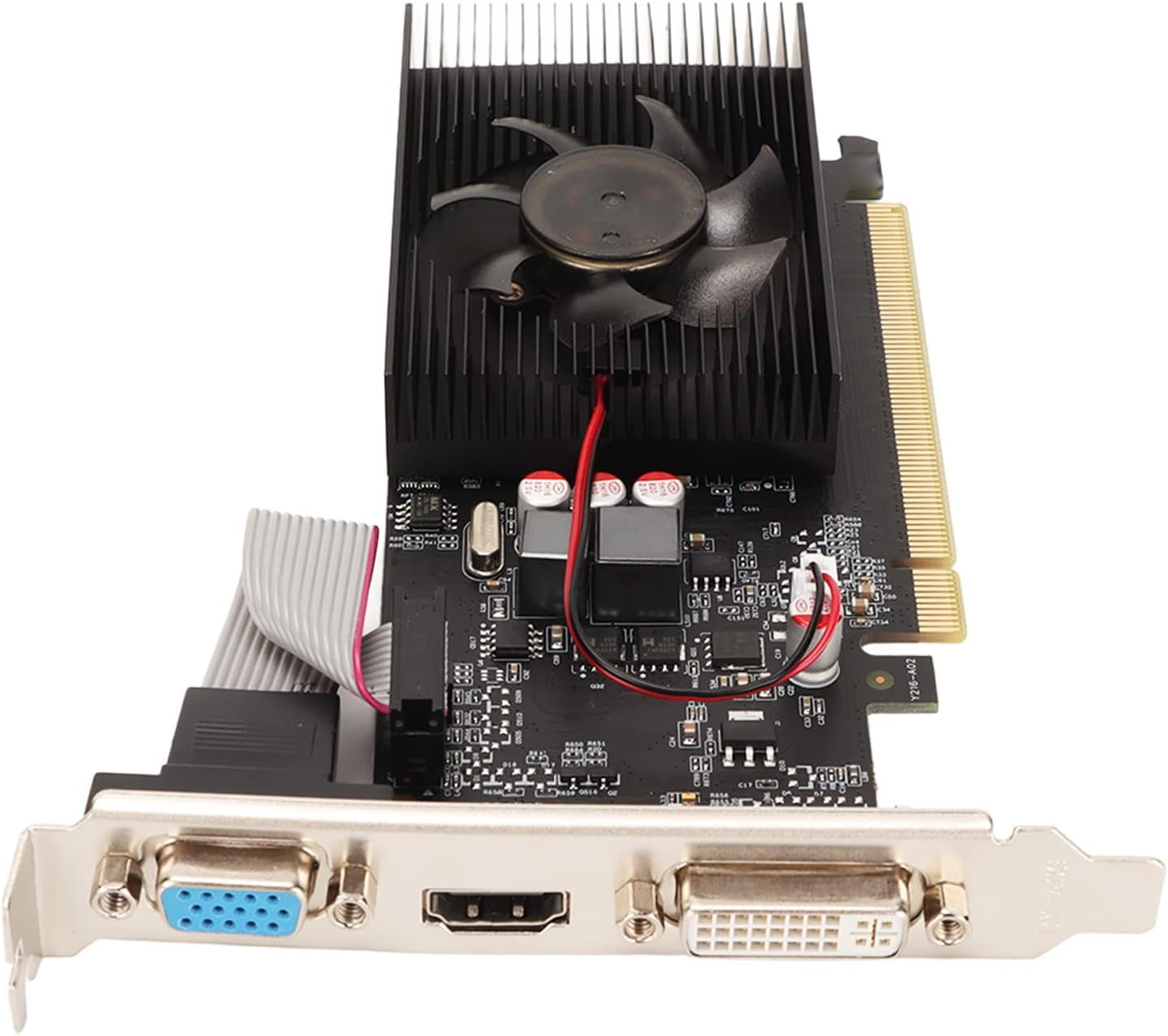 Bewinner Scheda Grafica GT220, Schede Grafiche DDR3 da 1 GB a 128 Bit con 2 Staffe, Scheda Video DirectX 10.1 VGA DVI HDMI PCI-Express, Raffreddamento Ad Aria a Ventola Singola Bewinner Scheda Grafica GT220, Schede Grafiche DDR3 da 1 GB a 128 Bit con 2 Staffe, Scheda Video DirectX 10.1 VGA DVI HDMI PCI-Express, Raffreddamento Ad Aria a Ventola Singola