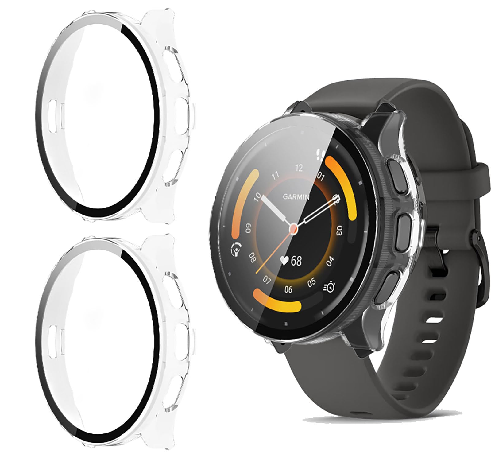 Coque Compatible Avec Garmin Venu 2 Plus 43 Mm - Film Protecteur D