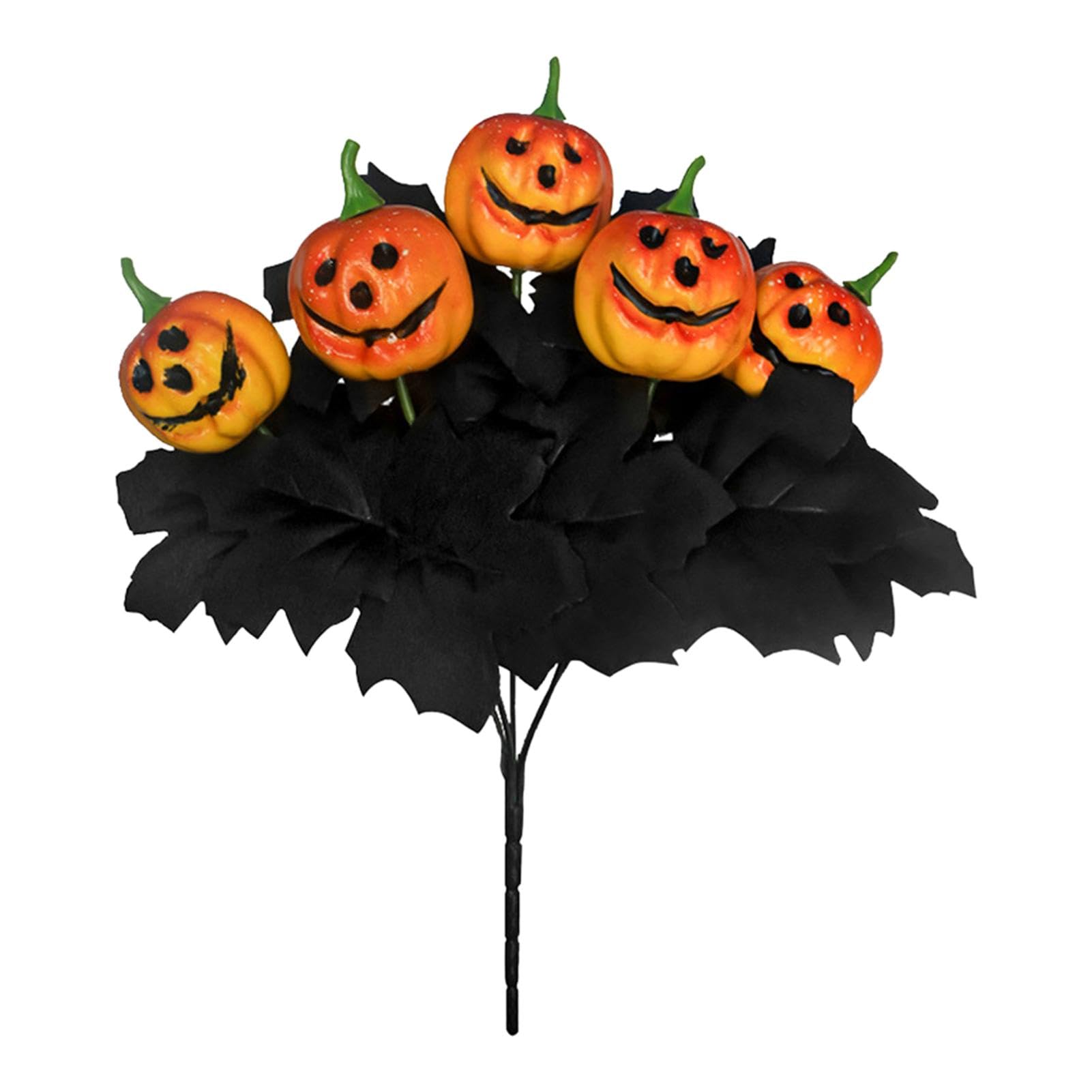 Halloween Artificial Pumpkin Bouquet, Halloween Branch Picks Artificial Pumpkin Bouquet, Spooky Table Decor, Gothic Halloween Branch Decorations, Decor