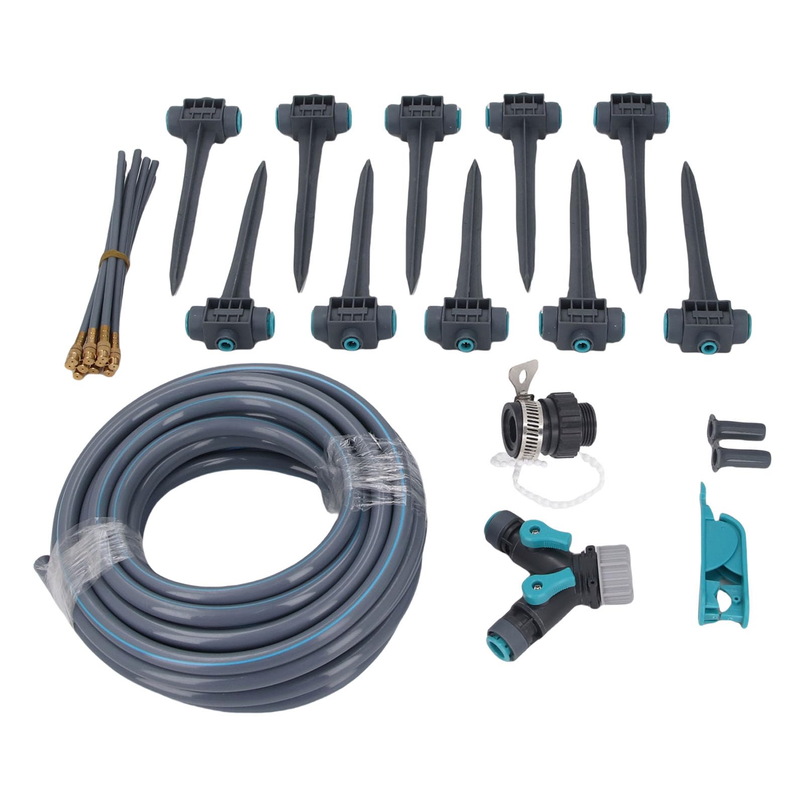 Asixxsix Système d'irrigation Goutte à Goutte à 3 Modes d'arrosage, Système 'arrosage Automatique de Jardin avec 10 Buses, Kit de Brumisation et 'irrigation à à Grande Couverture pour Plantes en