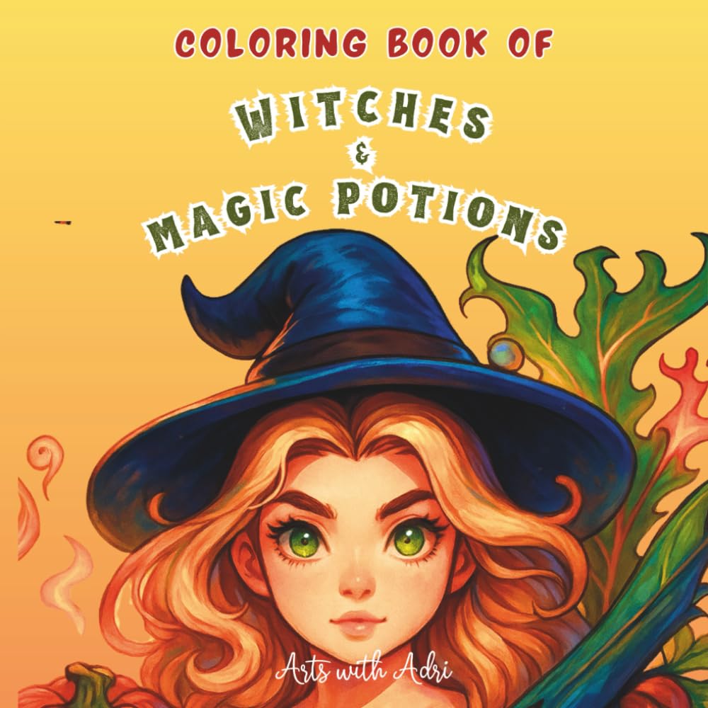 Coloriing Book of Witches & Magic Potions