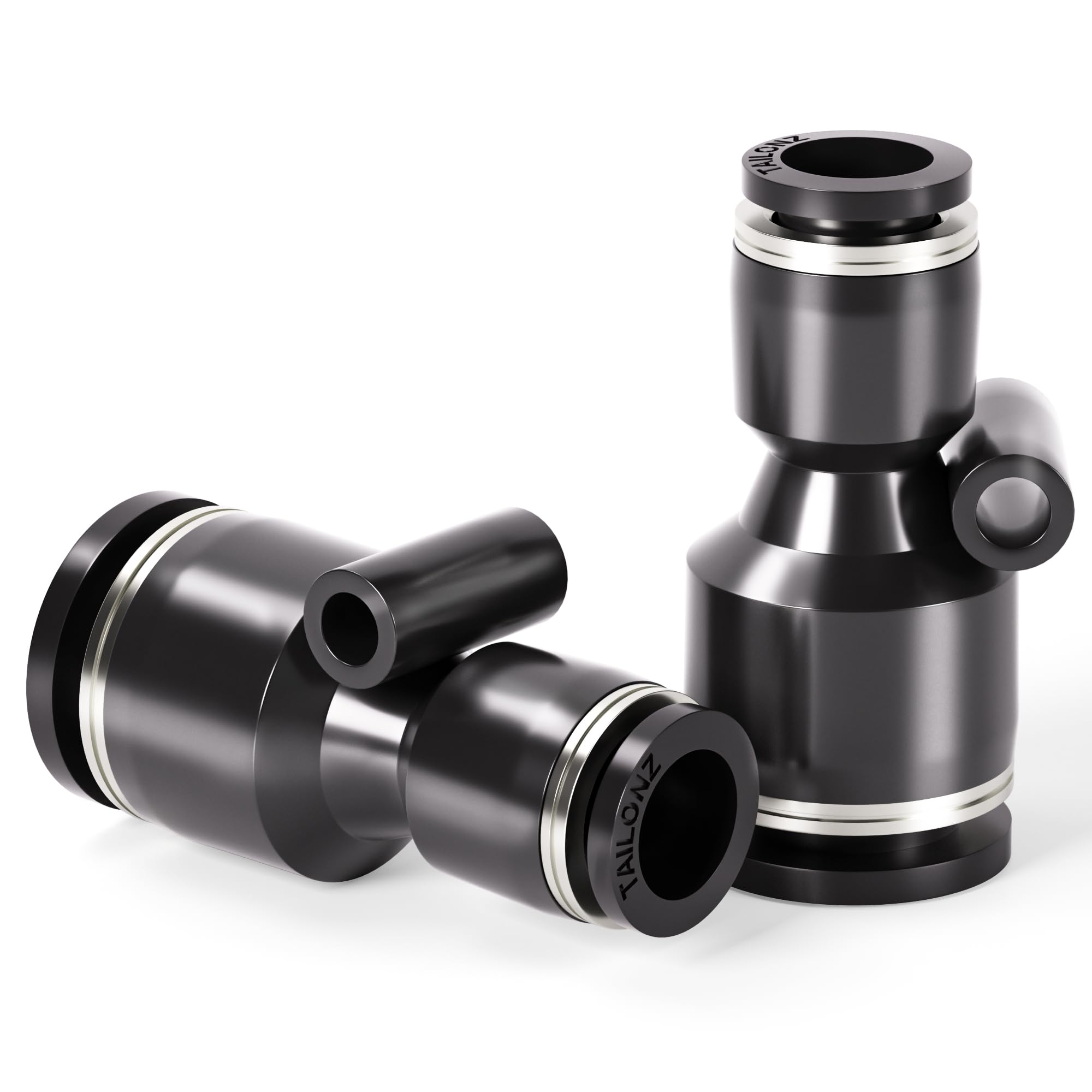 TAILONZ 3/8" x 1/4" Reducer Push-to-Connect Fitting PG3/8-1/4 10Pcs