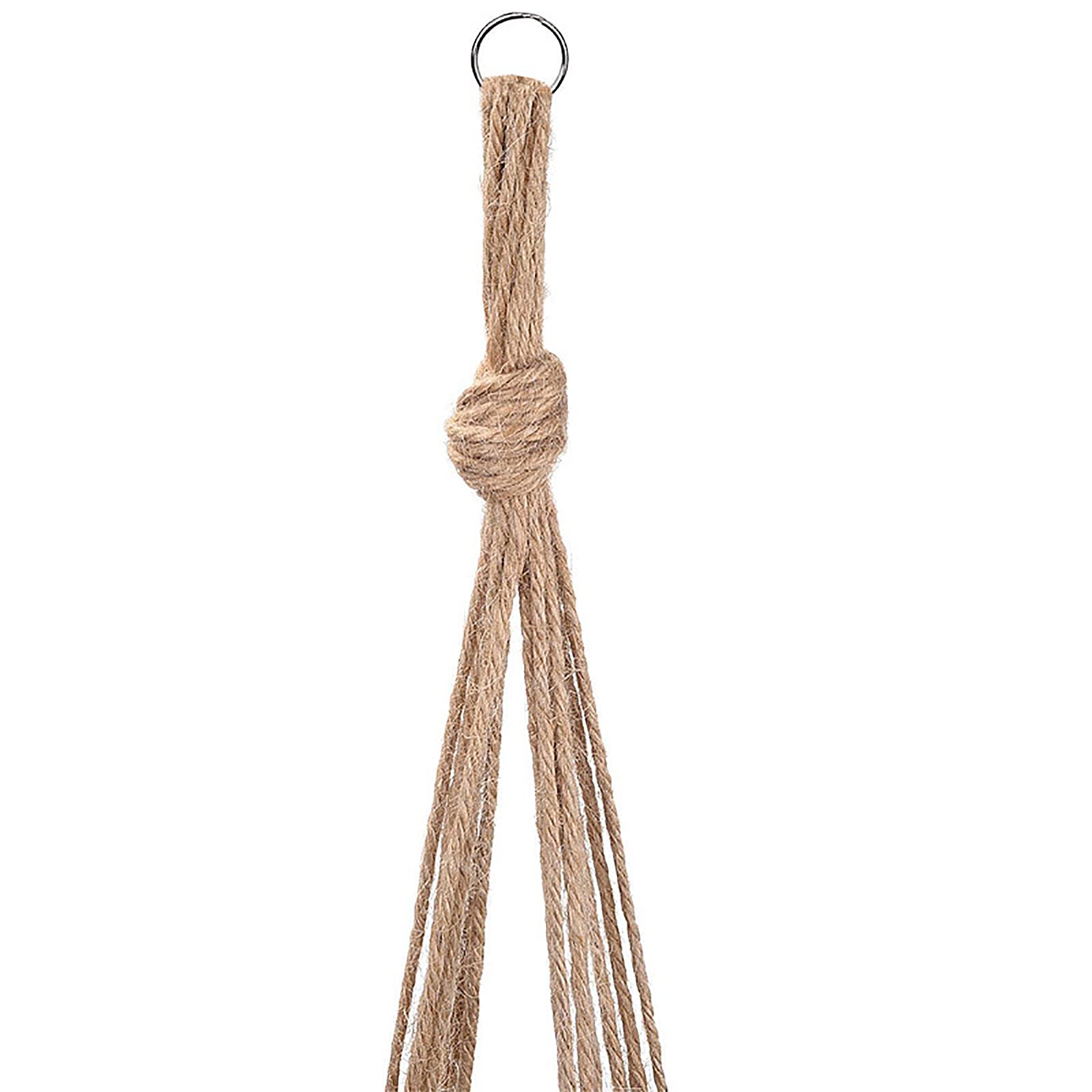 INIFLM Macramè, 6 ganci da appendere alla parete, per piante, cesti e corde di iuta per interni ed esterni, decorazioni per la casa (121,9 cm
