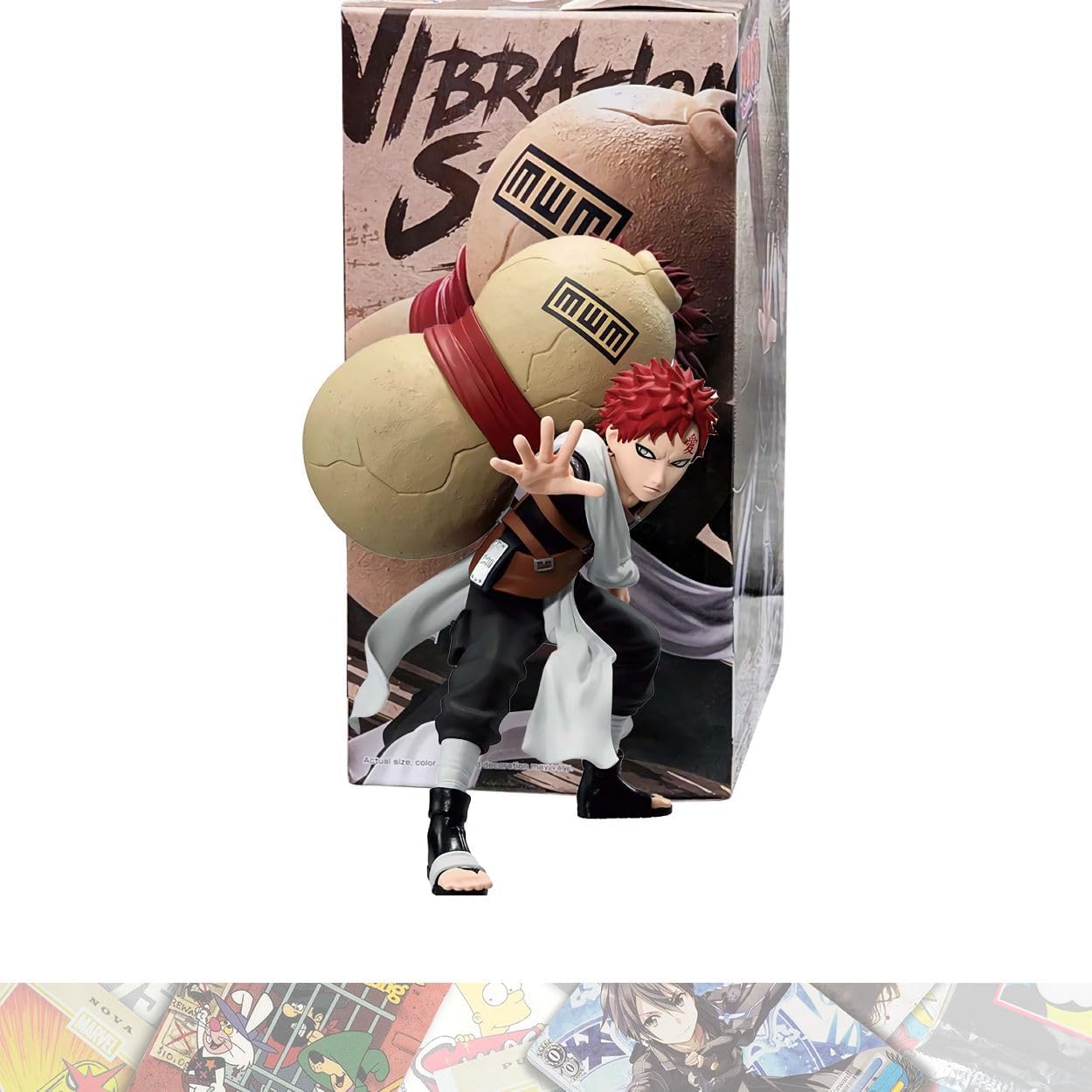 BANDAI SPIRITS Gaar a: 14cm Vibration Stars Statue Figurine Bundled with 1 A.C.G. Compatible Theme Trading Card (28550)