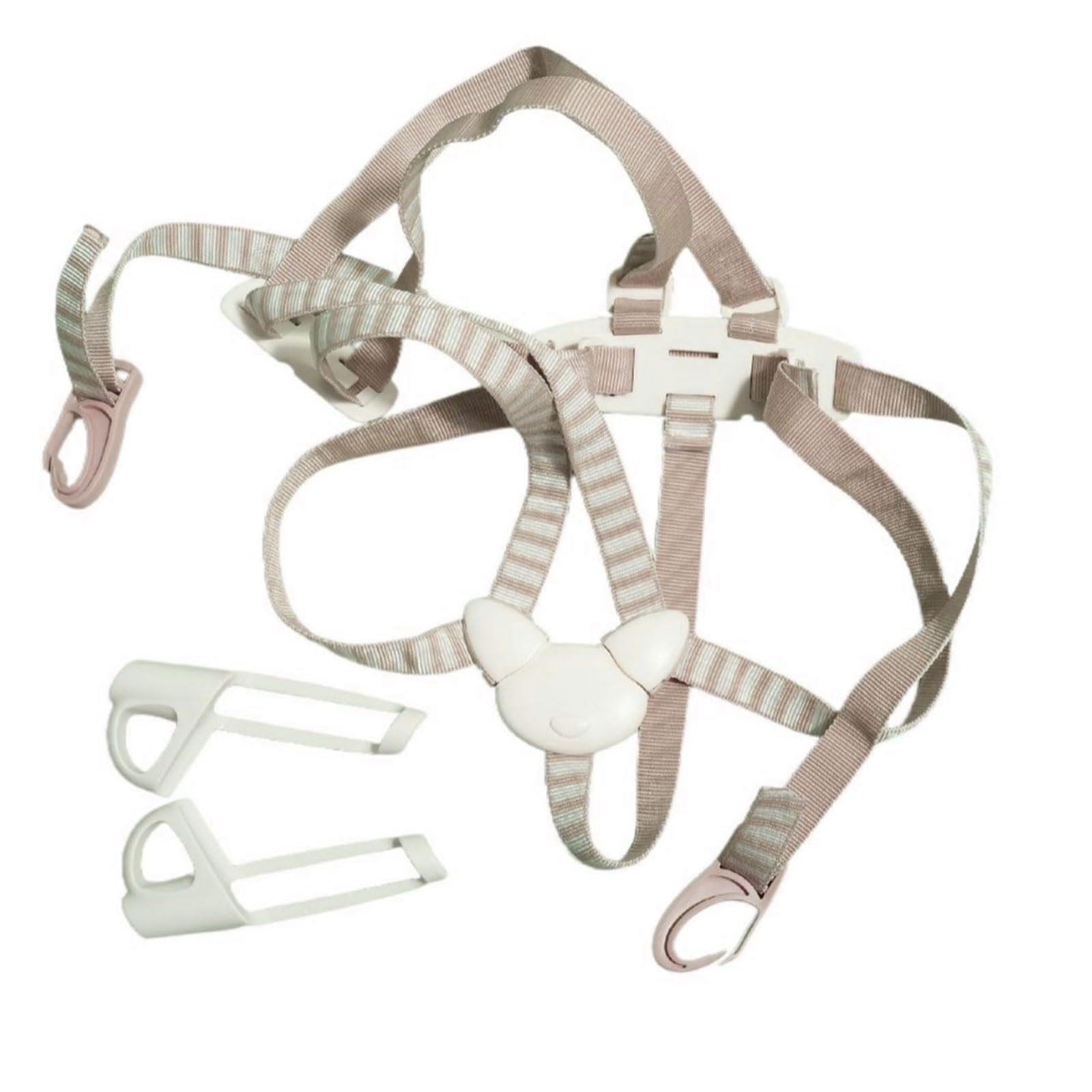 Arnés ajustable para sillas altas modelo dedicado, tela de nailon suave, ajuste seguro para niños pequeños