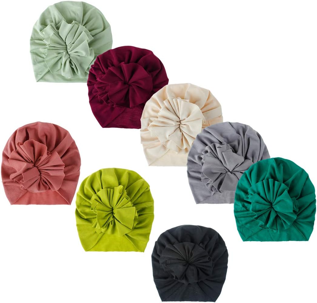 Newborn Baby Cotton Cloth Turban Toddler Rabbit Hospital Hat Ear Hat Kids Set Baby Cap (MN13)
