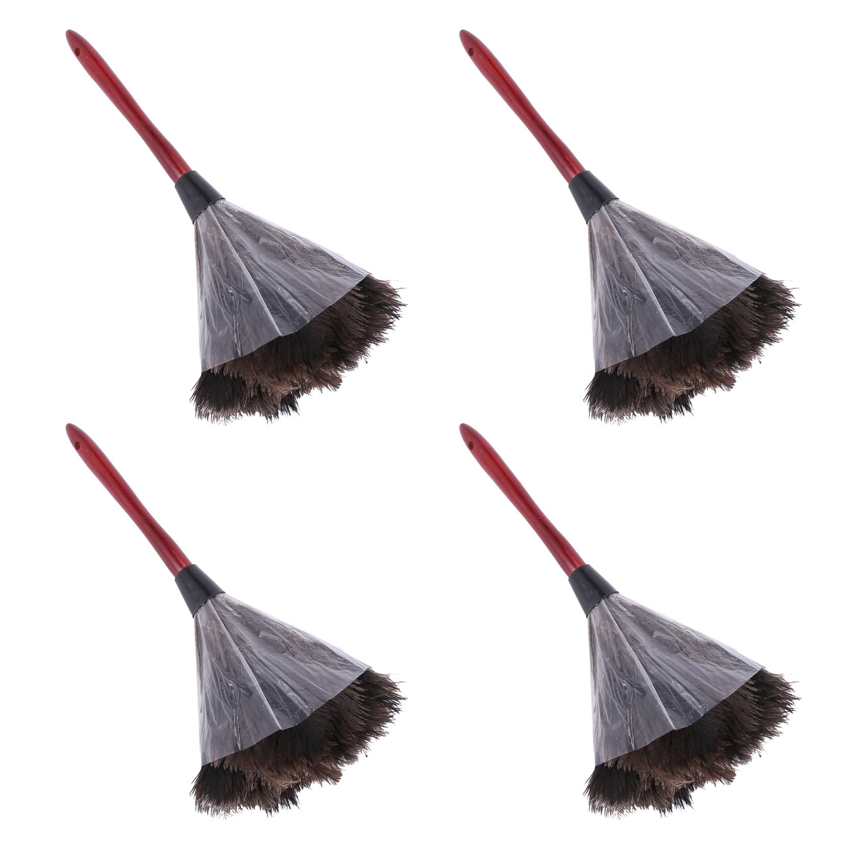 Hndhbfgrt 4X Ostrich Cleaning Duster Ostrich Duster Ostrich Duster Soft Feathers Duster Photo Color