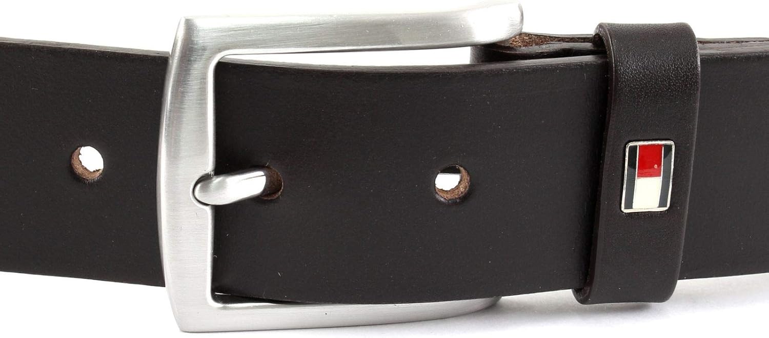 Tommy Hilfiger Men's Belt 90 cm (Manufacturer size: 90) Brown (Testa Di Moro 965)