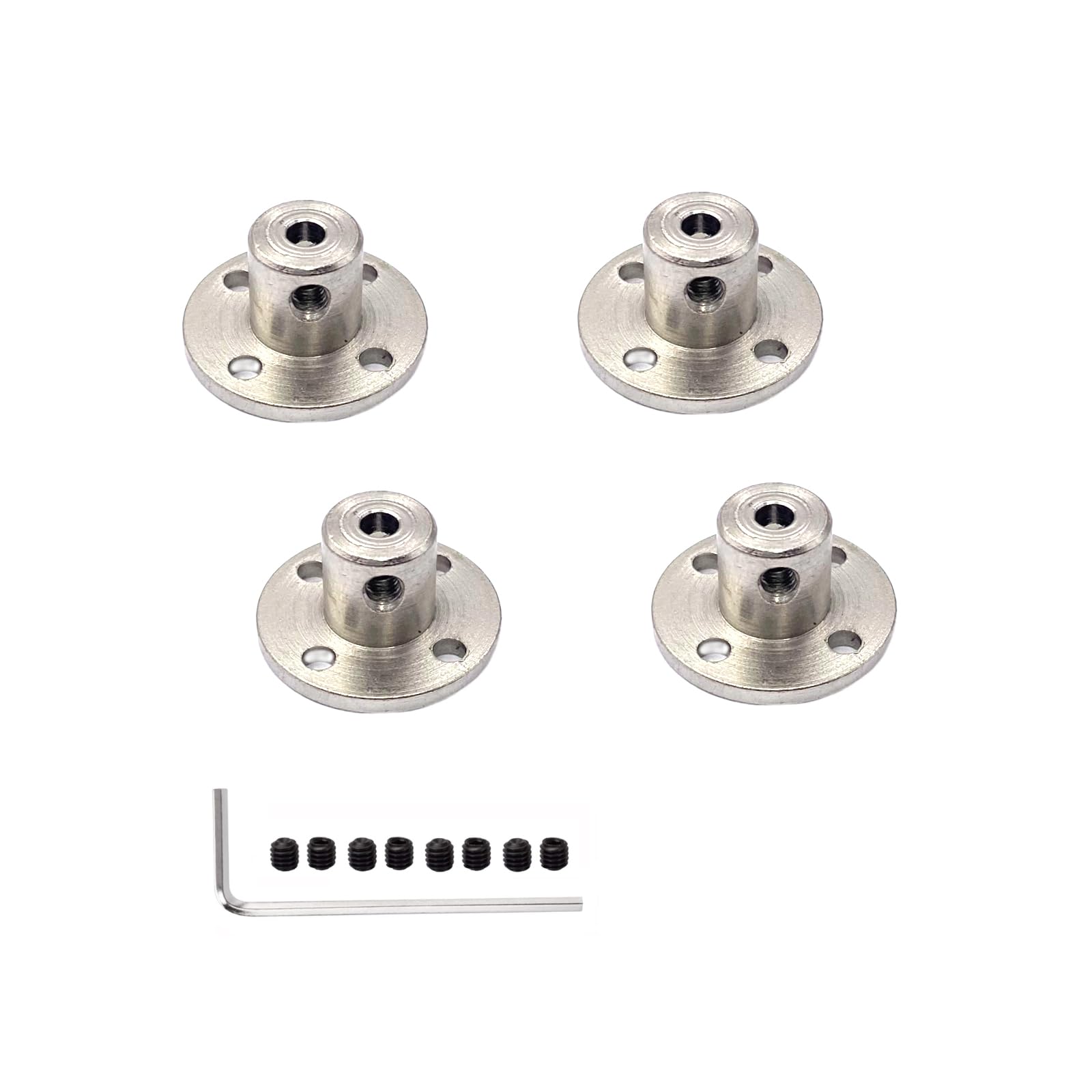 Rigid Flange Couplings - 6 Pcs for DIY Motors -15 Rigid Flange Couplings - 6 Pcs for DIY Motors -15