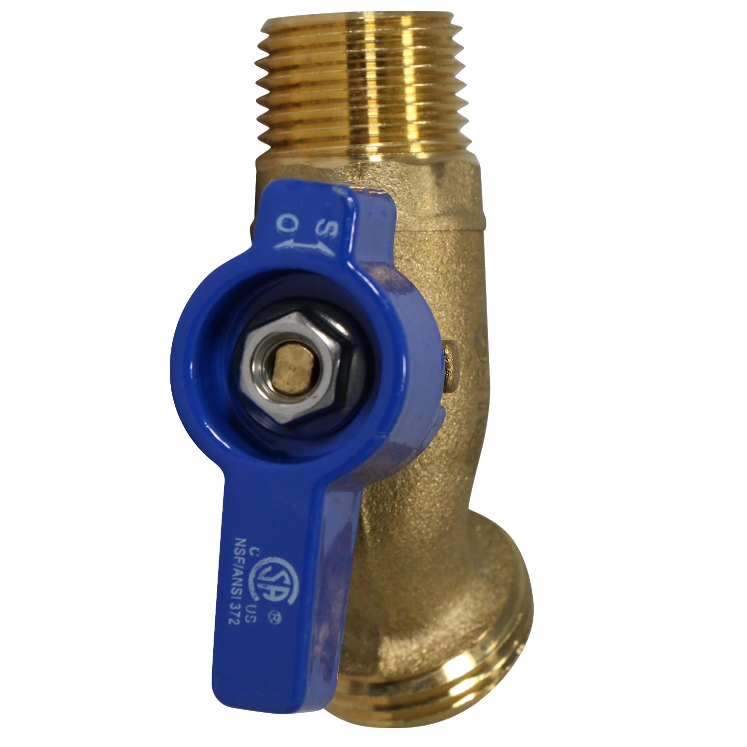 5 baberos de manguera XFITTING de 1/2 pulgada MPT x 3/4 pulgadas, giro de 1/4, 5-1-1=5XX