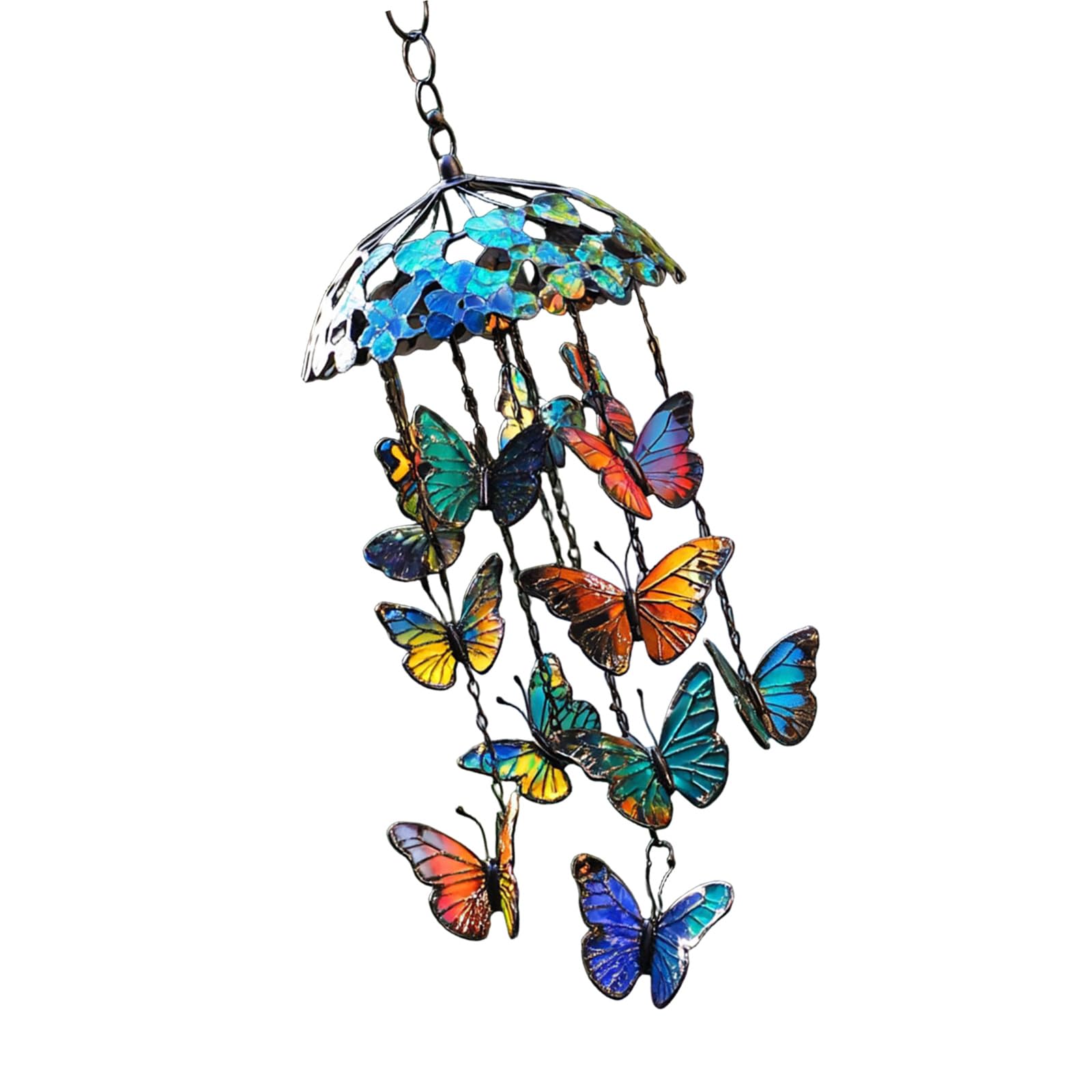 ordinarYone Exquisited Wind Chimes Decoration Features Vibranted Color Gentle Melodies to Enhances Garden and Patio