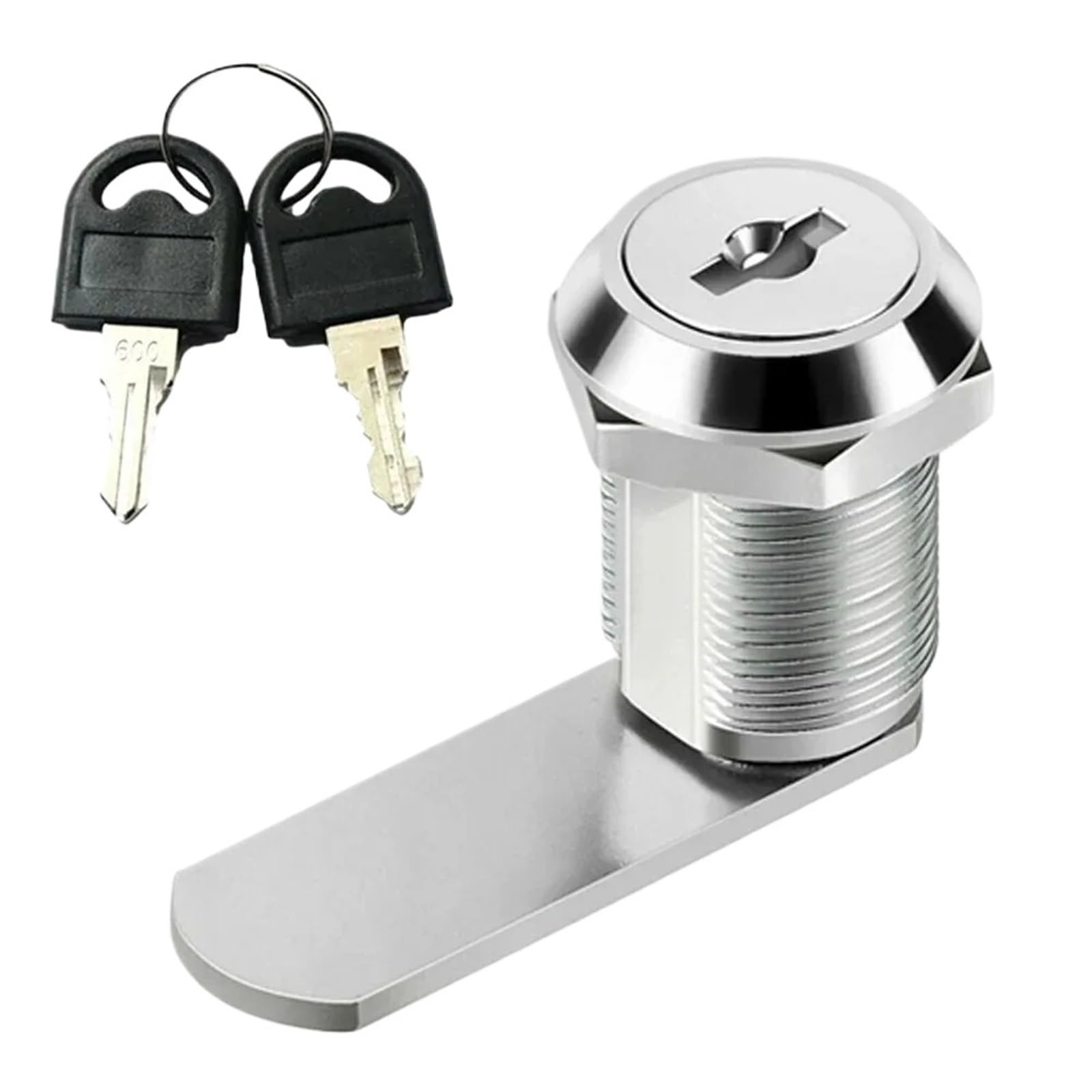 Dsfihjo One Color Mailbox Lock 16-40Mm Cam Lock With 2Key Security Cabinet Door Barrel Drawer Filing Post Mail Box Furniture Locker Cupboard(25Mm)