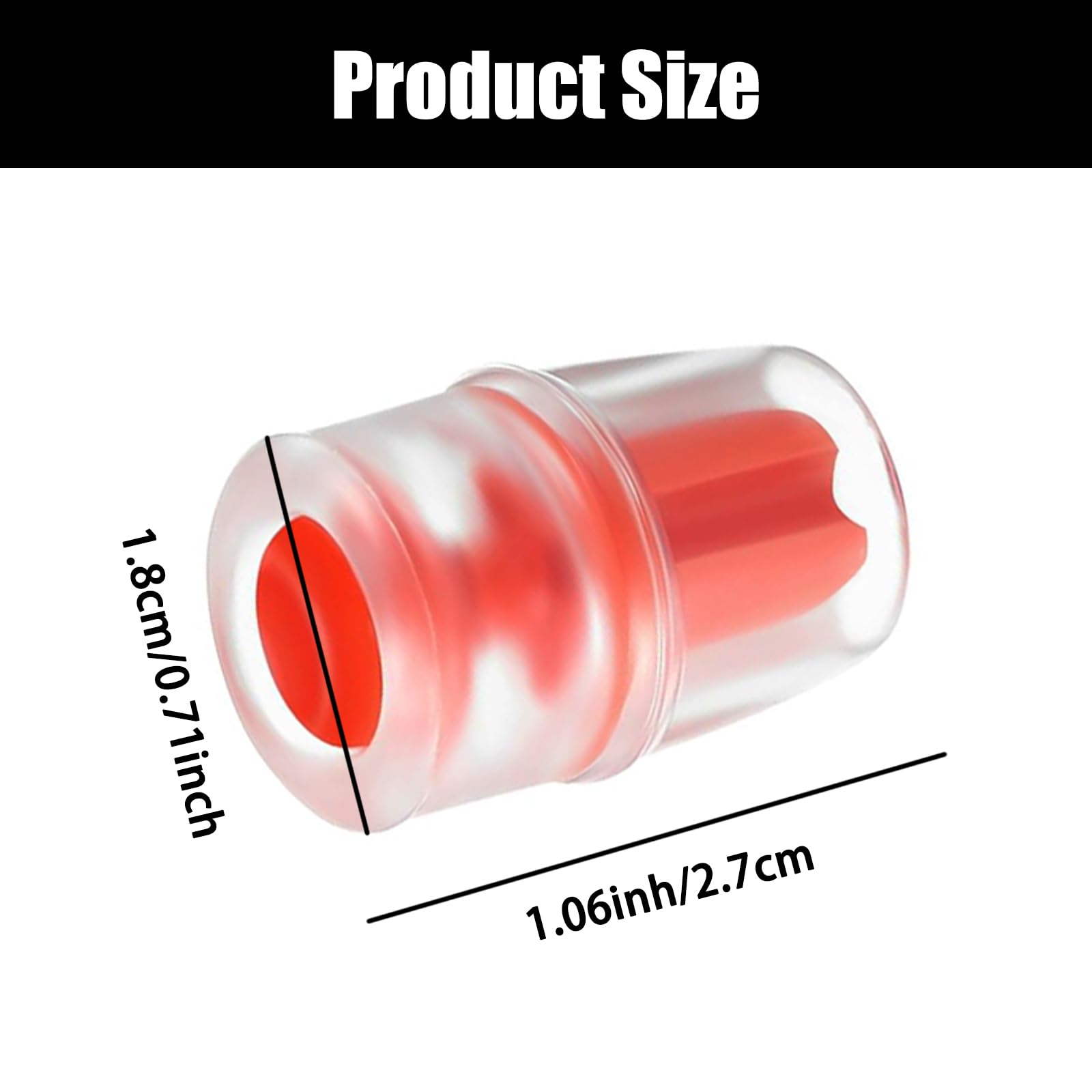 6-Pack Bite Valve Replacement Sheath - Silicone Hydration Pack Bite Valve Nozzle Mouthpiece for Hydration Systems