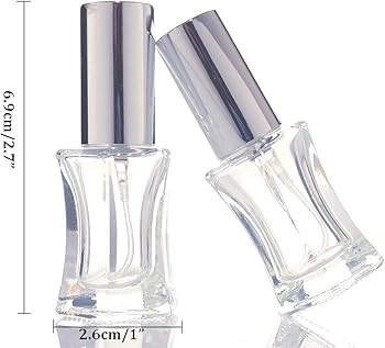 Amazon.co.jp: Teensery 4個 空 5ml クリア香水スプレーボトル