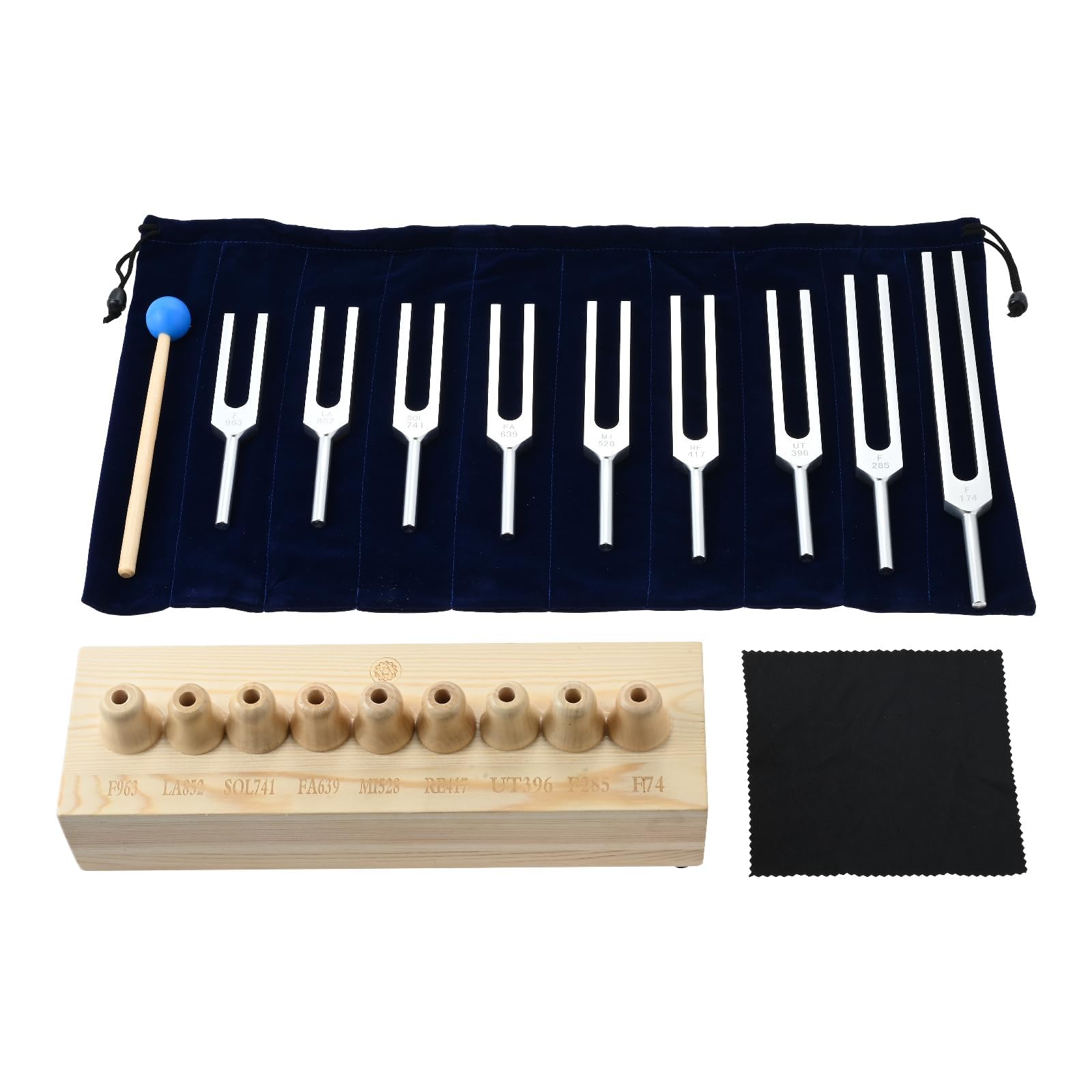 リラクゼーショングッズ SACED SOLFEGGIO OM TUNING FORK WEIGTED Amazon.com: Solfeggio Tuning Fork Set, 9 Set Tuning Forks for