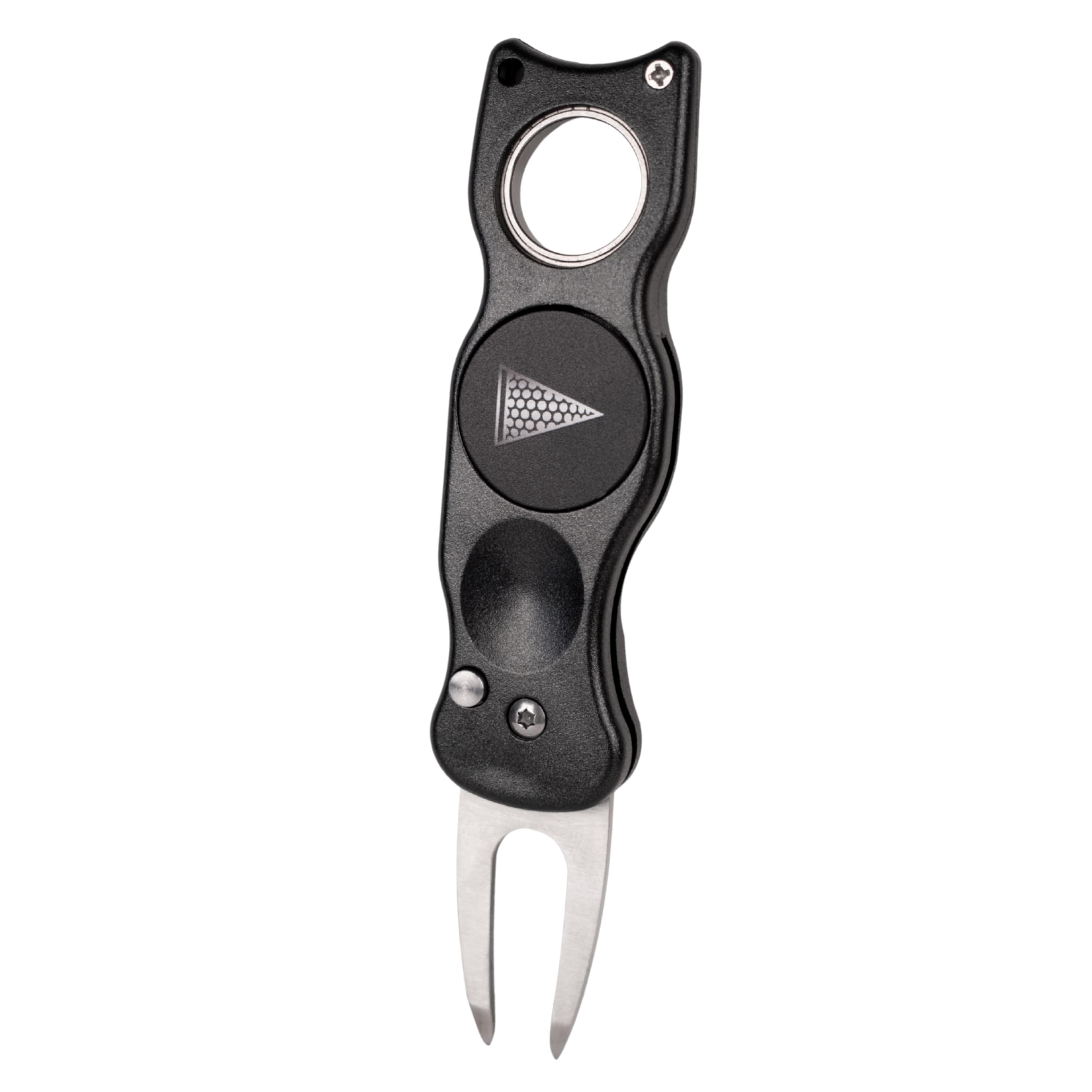 Divot Repair Tool - 6-in-1 Switchblade Golf Tool with Fidget Spinner for Stress Relief, Ergonomic & Durable, Ball Markers Included – Relax, Refocus, Play Your Best – Unique Golf Gift by Fidgix Pro