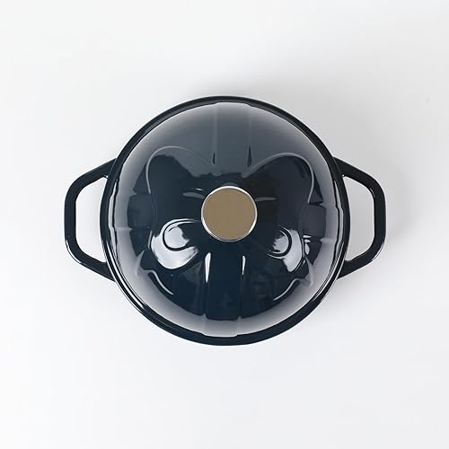 Miniatura 6 de HAWOK Cloche de pan de hierro fundido, diámetro 7.8 pulgadas7.9 in, 0.95 cuartos de galón, con cesta de prueba y cuchillo de puntuación de masa,